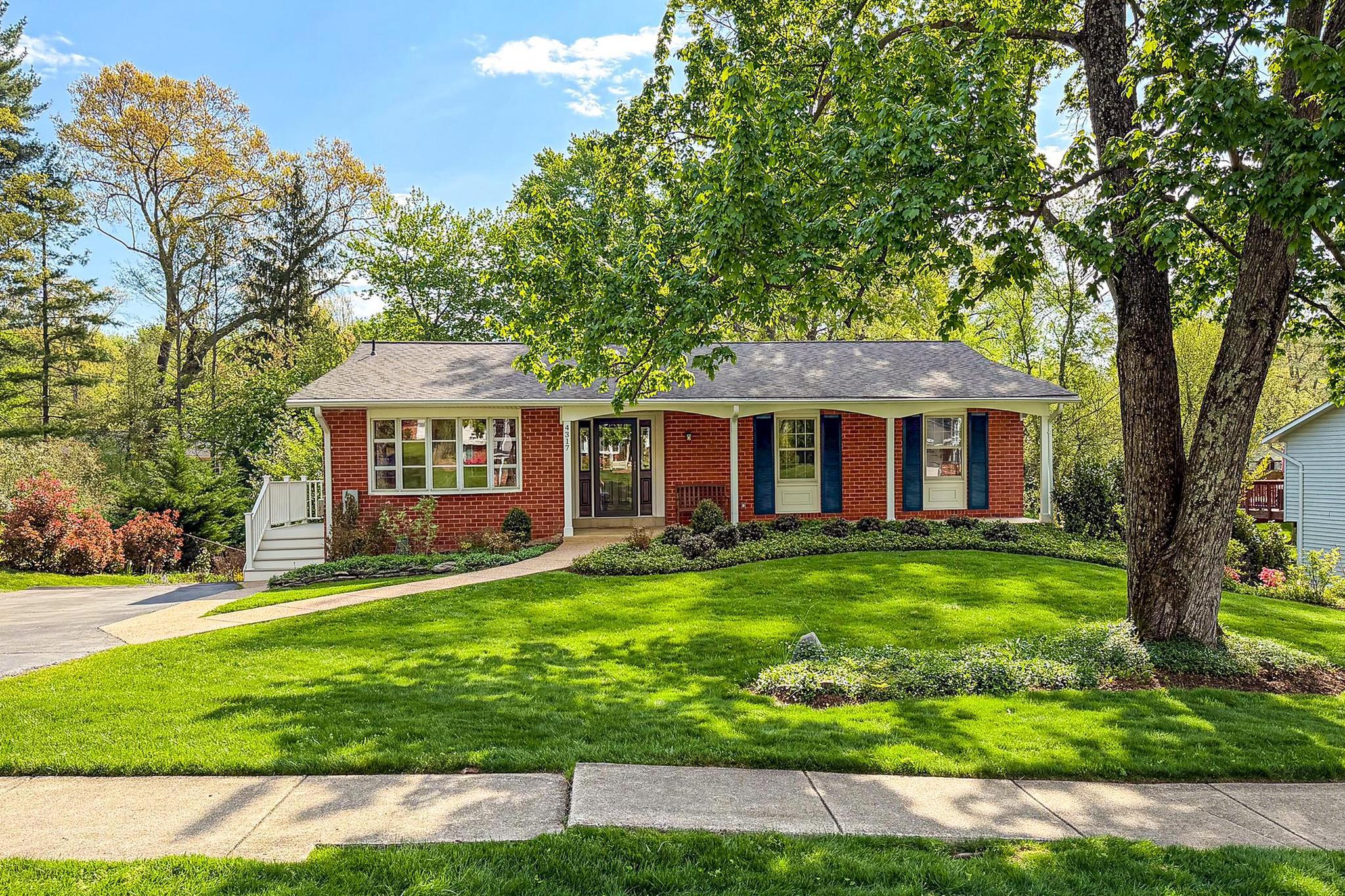 OFFER DEADLINE - MONDAY 4/27 BY NOON.  Nestled in the charming Rutherford neighborhood, this beautifully maintained ranch-style home offers a rare blend of comfort, elegance, and hard-to-find one-level living on a quiet street within the highly sought-after Woodson High School pyramid. From the moment you arrive, the inviting curb appeal and lush, meticulously landscaped grounds set the tone for a home that has been lovingly cared for and thoughtfully updated.

Step inside to discover a warm and welcoming interior where pride of ownership shines at every turn. Fresh paint, refinished hardwood floors, and new carpet create a crisp, move-in ready feel, while updated light fixtures and recessed lighting add a touch of modern sophistication. The traditional floor plan flows effortlessly, offering the perfect balance of open gathering spaces and defined rooms for both entertaining and everyday living.

At the heart of the home, the updated eat-in kitchen with custom cherry cabinetry is as functional as it is stylish and is a place where culinary creations and casual conversations come together. The sunlit breakfast area invites relaxed mornings, while the adjacent formal dining room provides an elegant backdrop for memorable meals and special occasions. Beautifully updated bathrooms further enhance the home’s refined yet comfortable appeal.

Retreat to the primary suite, designed for rest and relaxation, complete with an updated en-suite bath. Two additional bedrooms and an additional updated full bath offer generous space and flexibility, ideal for guests, family, or a dedicated home office.  All conveniently located on the main level for true one-level living.

The walkout lower level expands your living possibilities, featuring a large family room with new carpet,, remodeled half bath, a bonus room and unfinished space which also offers endless possibilities. Whether you envision a cozy media room, home gym, or workshop, there is room to bring your ideas to life. The expansive unfinished area presents a unique opportunity to create an in-law suite or additional living quarters, adding both versatility and long-term value.

Outdoor living is equally captivating. A large covered screened-in porch provides the perfect setting for morning coffee, evening gatherings, or simply unwinding while overlooking the serene, landscaped backyard. The expansive deck and level lot create an ideal space for entertaining, play, or quiet enjoyment surrounded by nature.

A great location for an easy commute - close to 495, 66,  and Vienna and Dunn Loring Metro stops all which make an easy commute to Tysons and the Pentagon.  For cost conscious commuters, the house has EV charging-capable electrical infrastructure already in place ready for the new owner to install an electric vehicle charging station.

In a setting that feels both peaceful and connected, this is a rare opportunity to own a truly special home where lasting memories are waiting to be made.