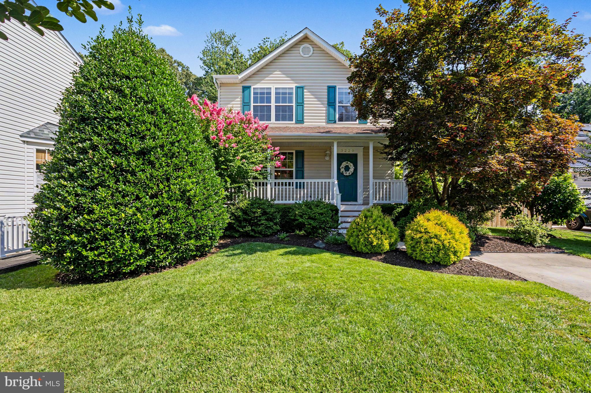 Welcome home to this beautifully maintained 3-bedroom, 2-bath colonial tucked into a charming Pasadena neighborhood. From the inviting covered front porch to the lush, mature landscaping, this home offers curb appeal and comfort at every turn.

Inside, you'll find a bright and open floor plan featuring an oversized living room, spacious dining area, and a well-appointed kitchen with abundant cabinetry, pantry, generous counter space, and breakfast bar seating. The sun-filled sunroom is the perfect spot to enjoy morning coffee, unwind with a good book, or entertain guests while overlooking the backyard.

Upstairs, the spacious primary bedroom offers a walk-in closet and private access to the full bath, while two additional bedrooms provide flexibility for family, guests, or a home office.

The unfinished basement offers excellent storage, bathroom rough-in, and laundry space, with plenty of room to finish in the future for additional living space, recreation, or a workshop.

Step outside to enjoy the large deck and beautifully landscaped yard, creating the perfect setting for outdoor dining, gardening, or simply relaxing in a peaceful setting.

Major update includes a new roof (2016). Pride of ownership shines throughout this move-in ready home. Conveniently located near shopping, dining, parks, commuter routes, and all that Pasadena has to offer.