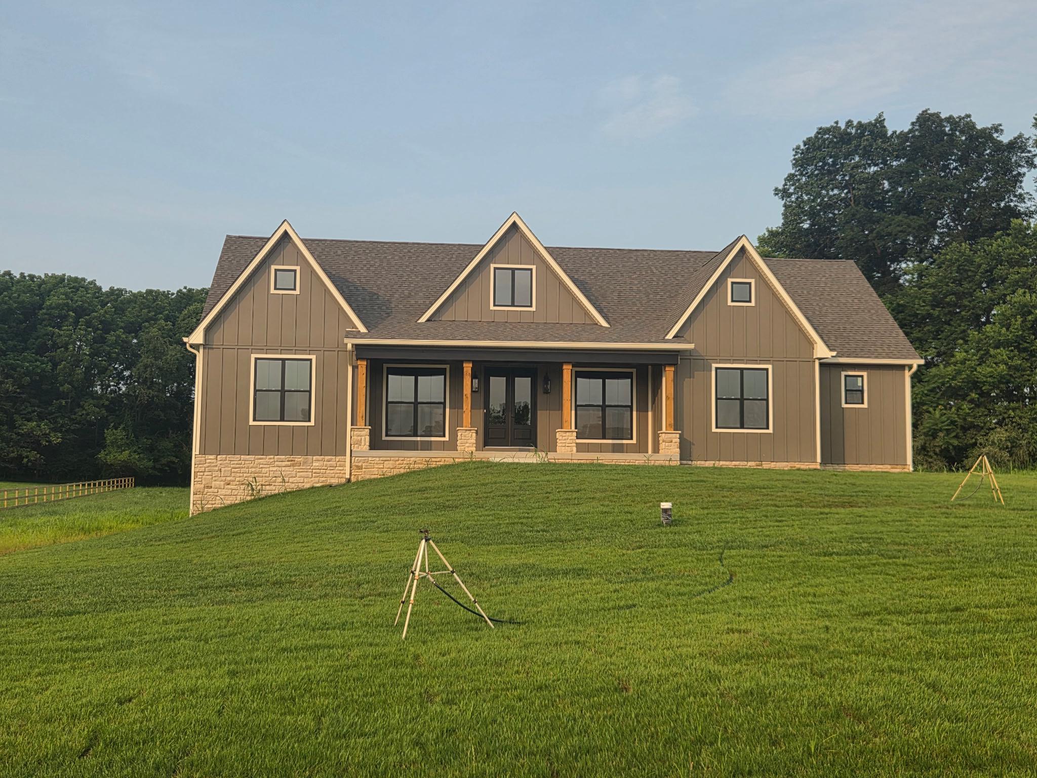 July 2026 delivery!!   Home with 2 + / -  acres situated in the new community of Hallmark Glen!!!

Impressive homes in this community offers privacy and convenience for commuters and access to amenities. This home fits perfectly and will include the following: 4 bedrooms with 3.5 baths.

Ranch craftsman style home with Hardie board siding and includes a 2 car side load garage with painted floor. Quality construction nicely upgraded with full kitchen appliance package, quartz, luxury vinyl plank flooring, soft close cabinets, vaulted ceilings & more. 

Some pictures are of a similar home already constructed.

"Please note: The photos shown are of a similar completed home. The specific home may vary in floor plan, finishes, or upgrades. The builder reserves the right to substitute materials that may not be available to avoid delays."