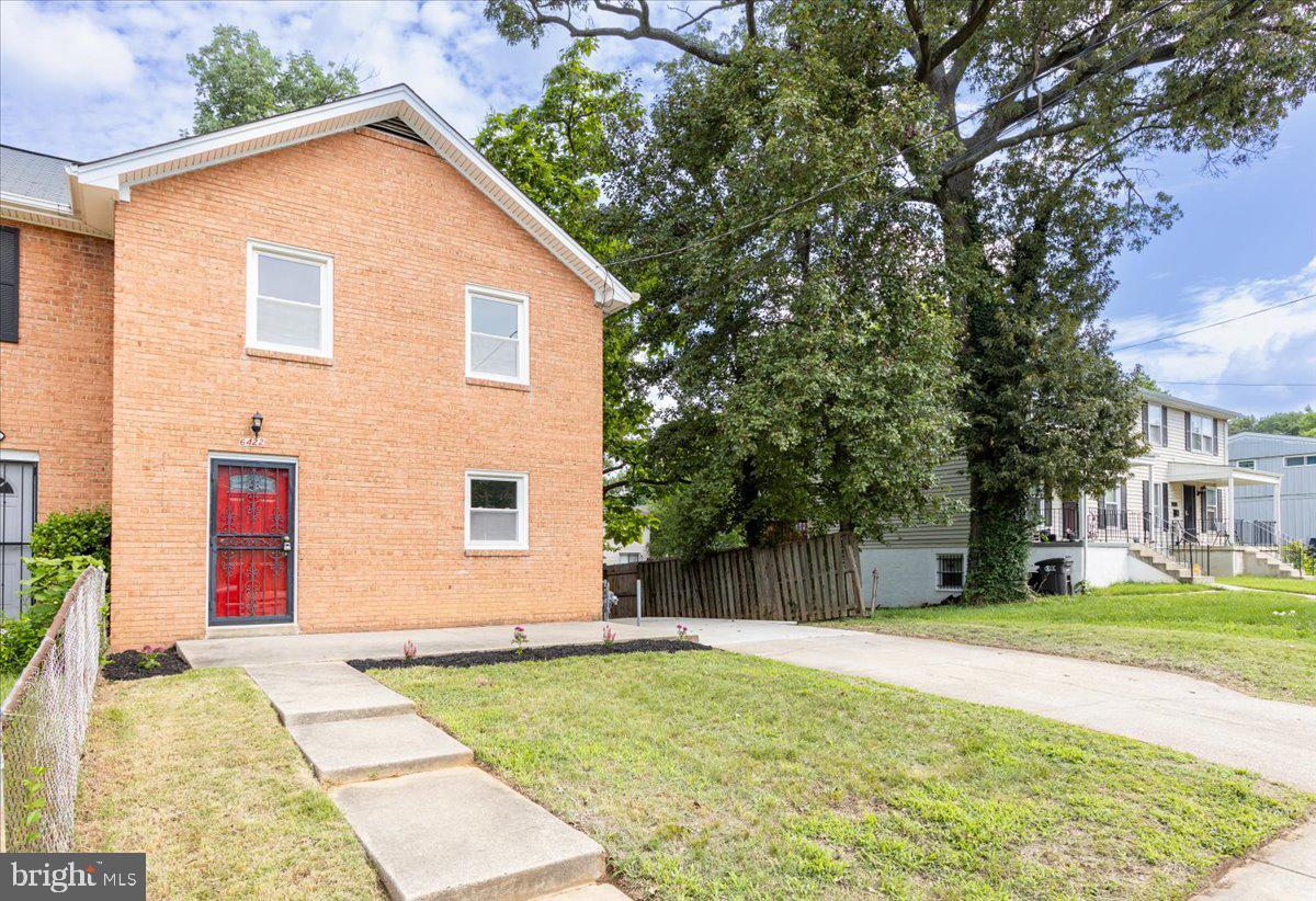 Welcome Home to 6422 Seat Pleasant Drive!  This Beautifully updated semi-detached, located in the sought after community of Moreland Gardens will give you the space you need to create a life you desire.  Boasting an array of sleek finishes throughout, this 3 bedroom, 1.5 bathroom home has so much to offer.  The main level offers an open concept layout with spacious living room, dining area, kitchen and half bathroom.  The kitchen boasts white shaker cabinets, S/S appliances, Quartz counters and MORE!  The upstairs offers 3 spacious bedrooms and full bathroom.  Bathroom has all new ceramic tile and new fixtures.  All new carpeting, freshly painted and SO MUCH MORE!  Off street parking in private driveway.  Book your private showing today before it's gone!!