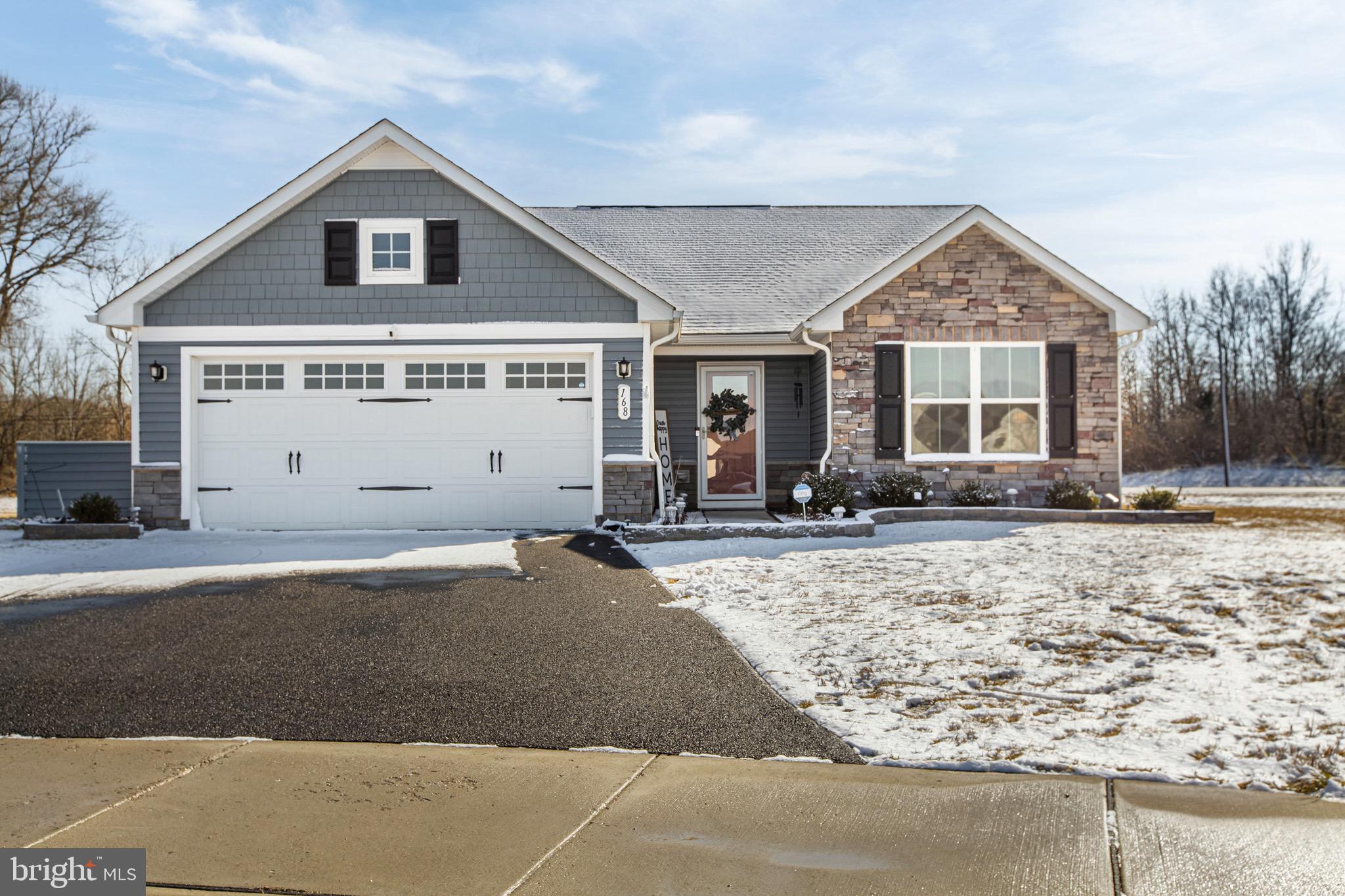 Why wait for new construction? Welcome to Verona Woods, a highly sought-after 55+ community where this beautifully maintained home is just 3 years young and offers true one-level living with no steps—easy, comfortable, and built for the long haul.

Enjoy carefree living with included lawn care, all while being minutes from downtown Dover and less than an hour to Delaware’s beaches. Located just 2 minutes from Route 1, commuting is simple and stress-free.

This home features 3 bedrooms, 2 full baths, and a 2-car garage, all on a single level, and sits on one of the largest lots in the community. The fenced back patio with gazebo is perfect for relaxing or entertaining, while the shed provides additional storage.

Inside, the spacious owner’s suite includes a large walk-in closet and a private bath with double vanity sinks. The eat-in kitchen offers an open floor plan with stainless steel appliances, granite countertops, tile backsplash, and a large island, ideal for everyday living and hosting guests.

Enjoy the peace of a quiet, rural setting with the convenience of nearby restaurants, grocery stores, and entertainment just minutes away.
Single-level, low-maintenance, and move-in ready—this is 55+ living done right.

Schedule a private tour today!