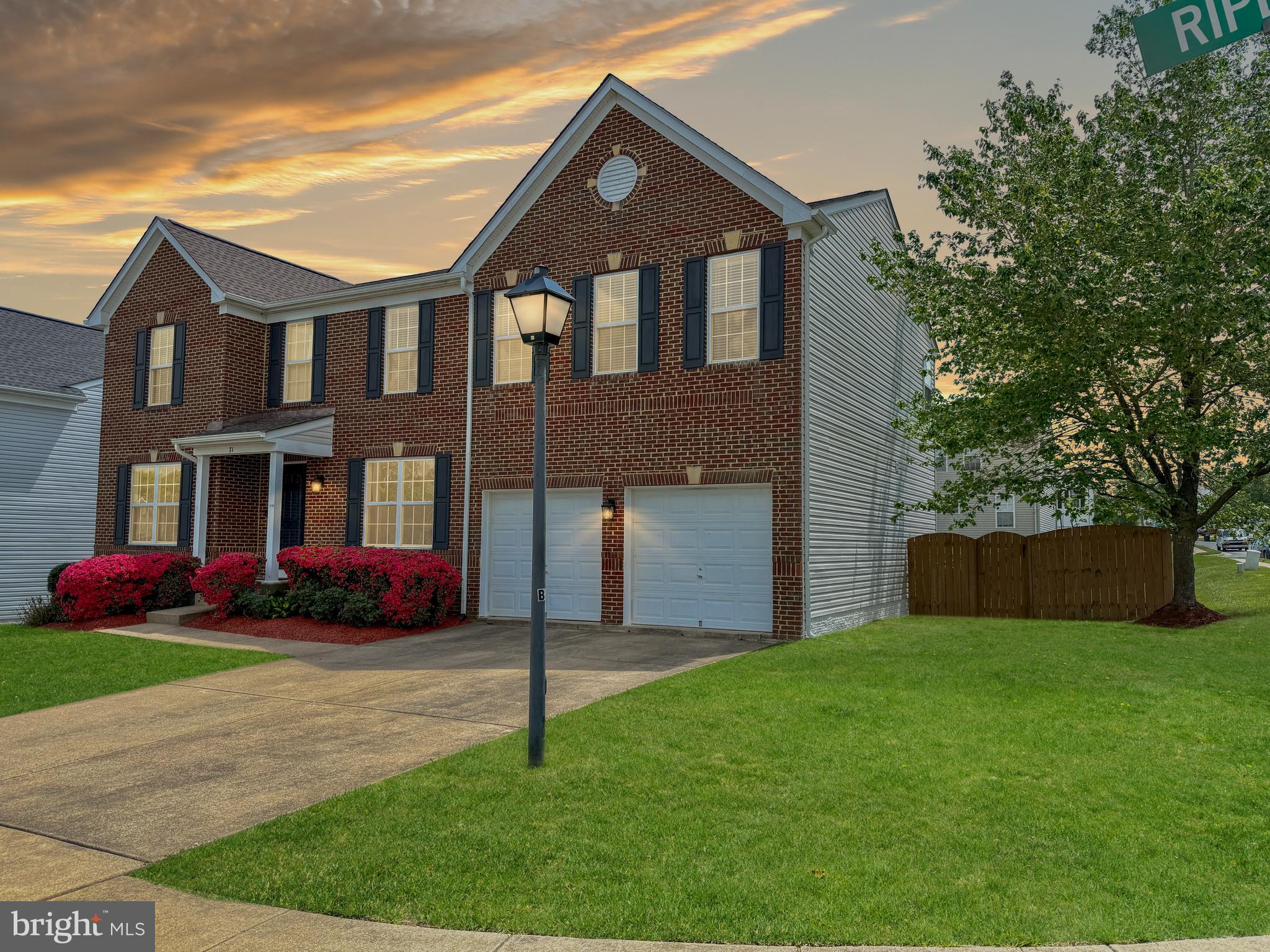 Welcome to Apple Grove in North Stafford, where this stately 4,100+ square foot colonial offers the perfect blend of comfort, elegance, and space for modern living.
Situated on a beautifully landscaped corner lot with a classic brick front and established greenery, this home offers timeless curb appeal and plenty of room to grow. With three finished levels, 4 bedrooms, a 5th bedroom (NTC), 3.5 bathrooms, and a 2-car garage, this home checks all the boxes.
Step inside to a bright and inviting interior featuring gleaming hardwood floors throughout the main level and fresh, neutral paint from top to bottom—making this home truly move-in ready. The kitchen has been beautifully updated with crisp white shaker cabinets, sleek granite countertops, and stainless steel appliances. Its open layout connects effortlessly to the main living and dining areas, making it a great space for both everyday use and entertaining.
Upstairs, the spacious primary suite includes a large walk-in closet and private en-suite bath with double vanity, soaking tub, walk-in shower, and linen closet. Just down the hall, is a versatile bonus room, ideal for a play-room, office, workout space, or reading nook. Three additional spacious bedrooms, with walk-in closets, and another full bath complete the upper level.
The finished basement adds incredible flexibility with a large living area room, separate sitting area, a full bathroom, a fifth bedroom (NTC), and ample storage space—offering endless possibilities for guest accommodations, a home theater, or hobby space.
Outside, enjoy the flat, fully fenced backyard with a large covered deck—perfect for summer cookouts, relaxing evenings, or safe playtime for kids and pets.
Located just minutes from shopping, dining, and I-95, this home offers both convenience and comfort in a charming North Stafford community.