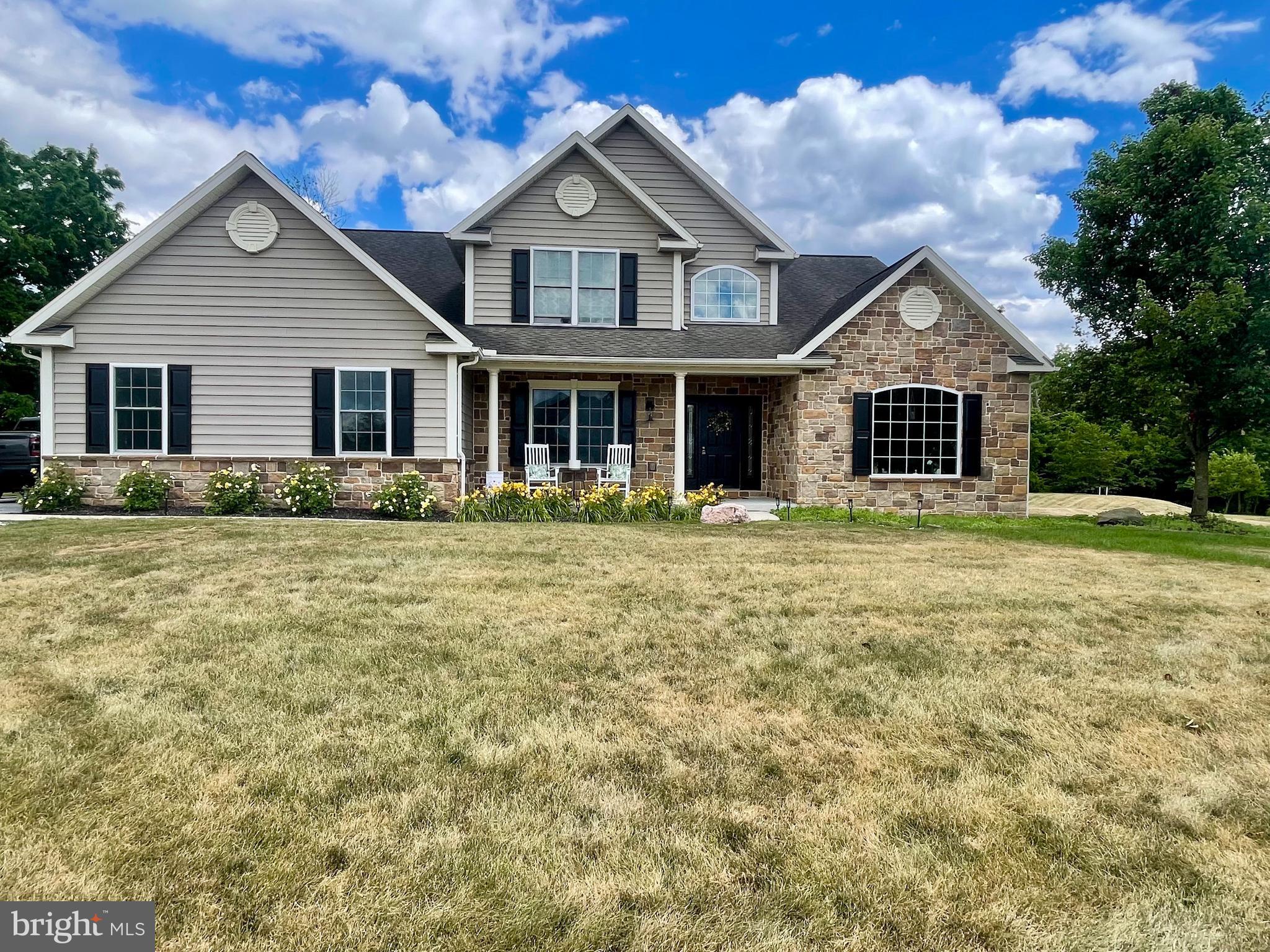 Stunning 4+ bedroom home (over 3,200 sq. ft.) on more than an acre in a peaceful cul-de-sac — backing directly to scenic parklands for exceptional privacy and views. Meticulously maintained and freshly painted throughout, this home blends classic charm and modern updates: first-floor primary suite with 2 walk in closets, gleaming hardwood floors on the first floor and new carpet den.  Entertain outdoors on the low-maintenance composite deck overlooking the fenced yard.

Major recent upgrades include a brand-new water softener with purification system, new sump pump with backup battery, new garage doors, new range and microwave, and a completely new powder room. Bright, spacious living areas, ample storage, and thoughtful systems upgrades give you move-in-ready convenience and long-term peace of mind.

A rare combination of size, privacy, and modern improvements — schedule a showing today.