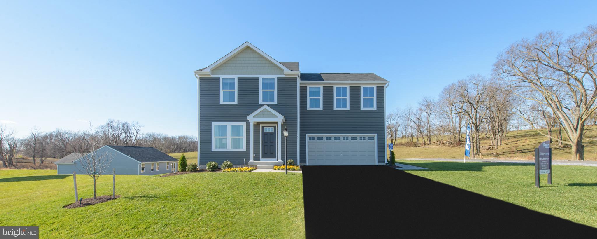 Stunning 4 bedroom home with 2-car garage home ready for quick move in at Stonecrest.  $4,000 in savings, modern espresso cabinets in kitchen and bathrooms, stainless steel appliances and large kitchen island. Generous sized bedrooms and closets with laundry room conveniently located near the owner s bedroom.  A Must See- Large homesite at the end of the street. $4,500 in closing costs with preferred lender.