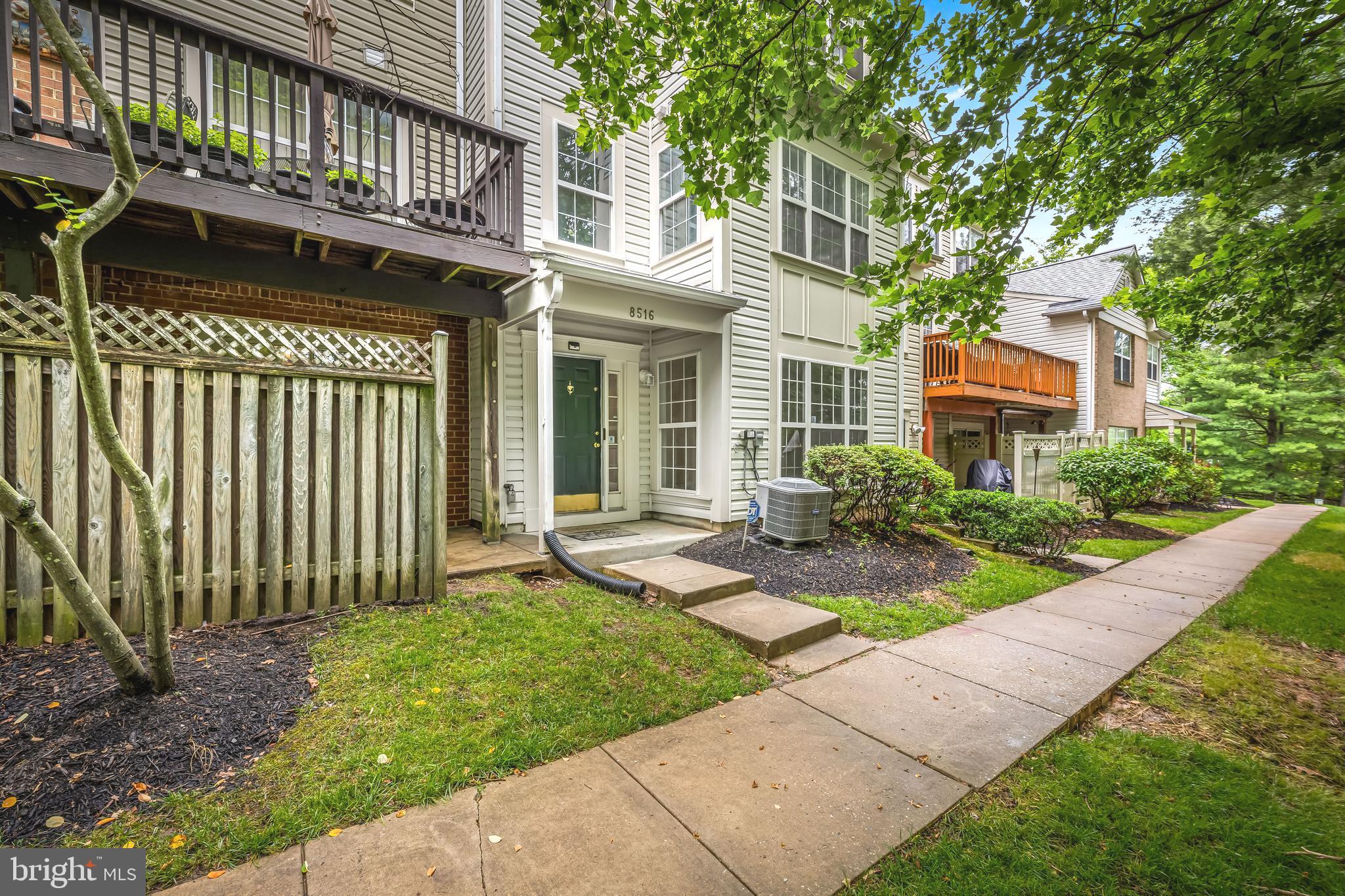 Homes like this don't come up often, fully updated, move-in ready, and tucked in sought after and peaceful community at a great price. 

Every update was made with the next owner in mind. The seller thoughtfully refreshed the home with new flooring and carpet, brand new appliances, new vanities, new toilets, fresh paint throughout, new light fixtures/fans, and much more (all in 2026). Previous updates include garbage disposal (2018), hot water heater (2023), and HVAC ( 2018). The result is a home that feels fresh, clean, and truly move-in ready, and low-maintenance.

Entering the community, you’ll find ample parking, you walk up a path to your home, with its front not facing other homes, but rather an idyllic wooden area. A large private front patio gives you room for furniture, planters, etc, a blank space to create a cozy nook to enjoy morning coffee while watching the birds. 
When you walk in, the space surprises you. The living room and dining room are generous and open, the kind of layout that gives you real room to live, entertain, and spread out comfortably. Fresh finishes and new flooring flow throughout, and a half bath adds convenience. 

Upstairs, the high ceilings and natural light fill the space. You’ll find two bedrooms, a full bath, and a laundry room. The main suite is the show stopper located on the top level with high ceilings, an electric fireplace, large walk-in closet and spa-like bathroom with separate bath and tub. 

Then there's the setting. a rare, quiet corner of the neighborhood, yet you're still just minutes from shops, restaurants, schools, parks, hiking trails, quick highway access, and  all the amenities of Reisterstown, Pikesville & Owings Mills. The community features a swimming pool, playgrounds and more. This one won't last long!