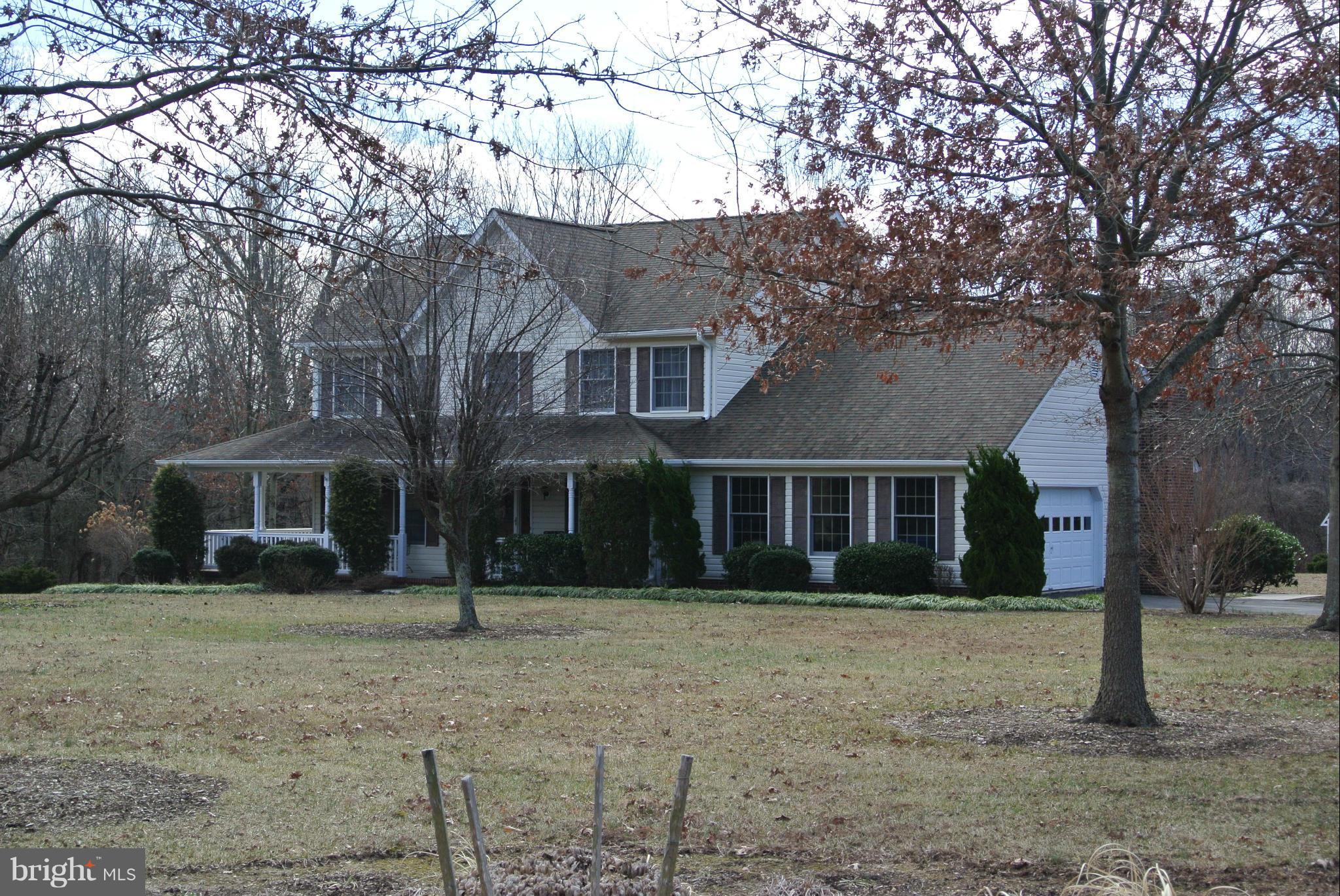 Spacious Colonial on three acres.  Large Rooms.  Move in ready. Quick Settlement possible.  Good Commuting location. Close to schools & shopping.  Eligible for 100% Financing through USDA Rural Development.