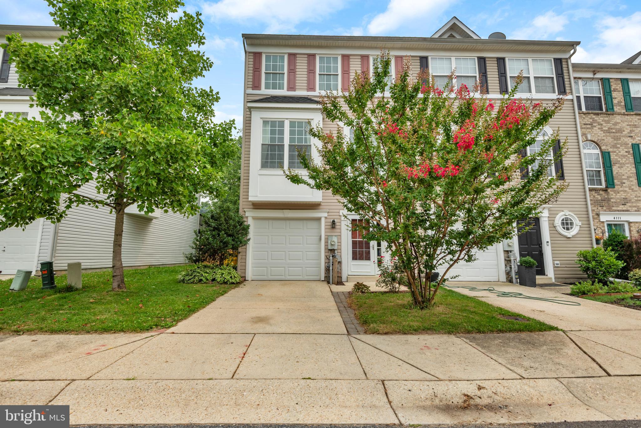 Welcome home to this spacious end-unit townhome offering 4 bedrooms, 3.5 bathrooms, and three finished levels designed for comfort, flexibility, and everyday living. Tucked away on a quiet dead-end street in a charming community, this home combines peaceful surroundings with a true neighborhood feel.

The entry level offers exceptional versatility with space perfect for an additional family room, guest suite, or fourth bedroom. This level also features a full bathroom and convenient laundry area.

Upstairs, natural light fills the open-concept main level. The spacious kitchen features updated appliances and flows seamlessly into a comfortable sitting area with a fireplace, the dining space, and the bright living room ideal for entertaining or relaxing at home. French doors open to a flexible bonus space perfect for a home office, den, playroom, or reading nook.

The upper level features a spacious primary suite complete with an en-suite bath and a large custom-designed closet. Two additional bedrooms and a third full bathroom complete the top floor.

The location is  close to shopping, dining, commuter routes, and outstanding recreational amenities including the Pasadena YMCA, Compass Pointe Golf Course, Pasadena Golf Center , and Jacobsville Recreation Area . A must see, schedule your tour today, this home will not last long
