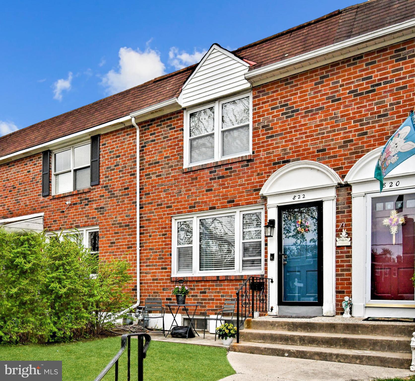 This is the one you have been waiting for! Charming 3-Bedroom Townhouse in Norristown, PA.
Welcome to 822 Birch Drive—a well-maintained 3-bedroom, 1-bath townhouse nestled in a quiet and convenient neighborhood of Norristown. This inviting home features beautiful hardwood floors throughout, offering a warm and timeless feel. The main level includes a spacious living area, a bright and functional kitchen, and a cozy dining space perfect for everyday meals or entertaining. Enter thru the adorable front entry to the spacious Living Room adorned bright sun-filled windows, Harwood Flooring and neutral colors.  The Dining Room is just ahead and is perfectly appointed for family gatherings. The Kitchen is also found conveniently next to the Dining Room and features upgraded lighting, stainless steel appliances and Granite Countertops. Upstairs, you’ll find three comfortable bedrooms, each with their own generous closets and a full bath with skylight. The lower level features the laundry with newer Washer & Dryer (included), partially finished area and Garage. The rear of this home features a low-maintenance yard and two off-street parking spaces and a newer patio. With its classic charm and great location, this home is perfect for anyone looking to enjoy affordable suburban living with easy access to local amenities, schools, and public transportation. Showings begin on Friday, Saturday and Sunday.  Also now available Monday 12-6. Offers are due by Tuesday, April 22 at noon. Make your appointment today!