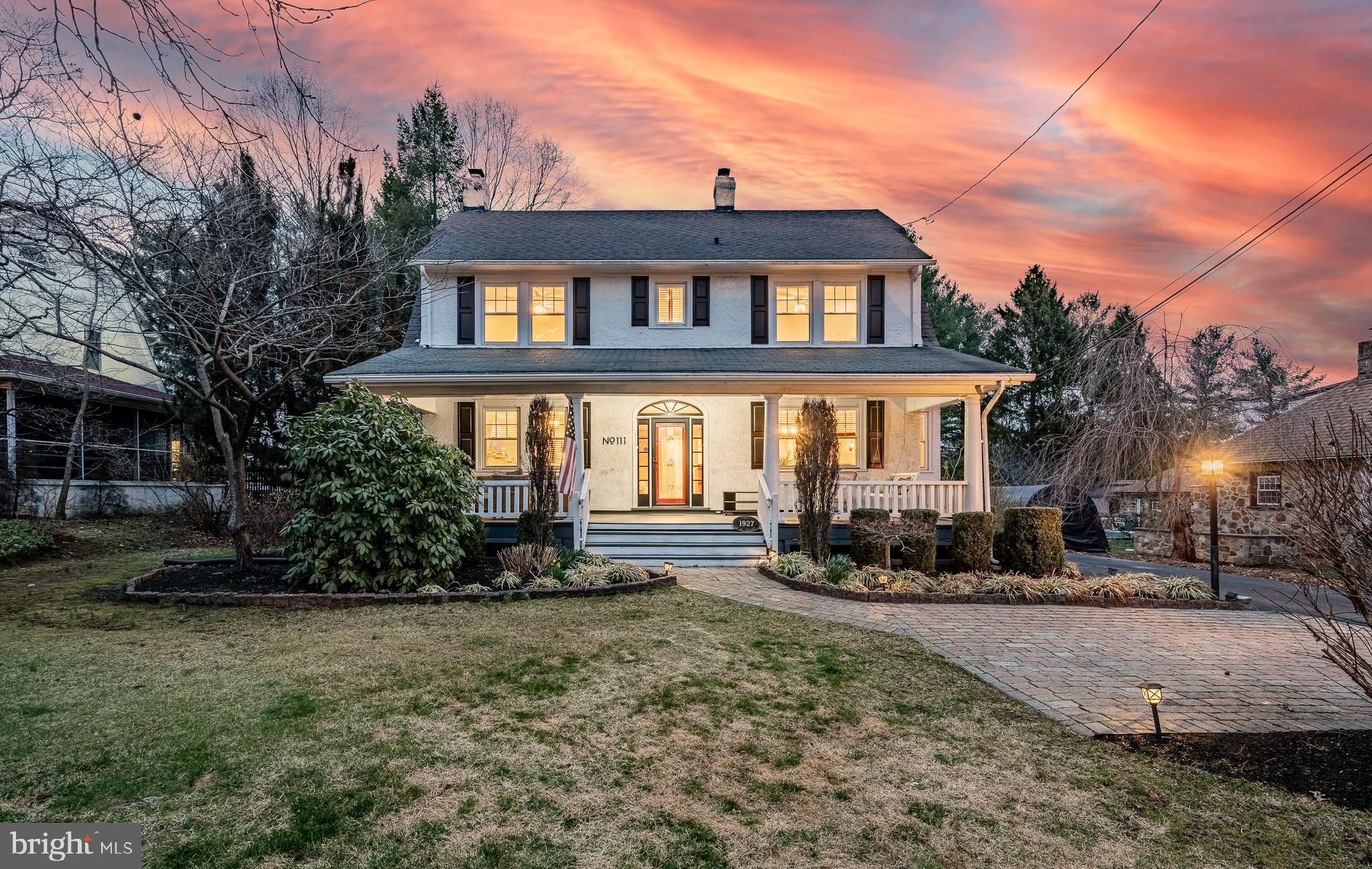 You are not going to want to miss this one-of-a-Kind Gem in the Heart of Lionville! Prepare to be captivated by the character and craftsmanship of this truly unique 4-bedroom, 2-bathroom home. Unlike anything else on the street, this exceptional property blends intricate woodwork, modern upgrades, and timeless charm.  Step onto the welcoming brick patio and through the beautifully detailed front door, where you'll be greeted by a warm and inviting foyer. Inside, rich hardwood floors, deep window sills, and exquisite millwork set the stage for a home filled with history and personality. The spacious living and dining areas feature French doors and a stunning stone fireplace, creating the perfect ambiance for entertaining or cozy nights in.  At the heart of the home, the eat-in kitchen boasts abundant cabinetry, a large centered island with seating, and updated appliances.  A bright breakfast nook with a large bay window overlooks the private backyard and expansive paver patio, ideal for summer gatherings. Conveniently located on the first floor, you'll also find a full bathroom and laundry room. Upstairs, a spacious landing leads to four generously sized bedrooms and another full bath. Need more space? The walk-up attic offers ample storage and potential to be transformed into a playroom or creative retreat. The partially finished lower level includes a bar area and versatile space for entertaining, exercising, or a kids' playroom, with easy outdoor access through a Bilco door.  Outside, the detached 2-car garage sits at the rear of the property, providing additional storage and parking. A brand-new heating system ensures year-round comfort, while a ductless mini-split system offers customizable climate control.  Nestled in the highly sought-after Downingtown East School District, this home is just minutes from Lionville Elementary, Lionville Middle School, and Downingtown East High School. Plus, with easy access to Rt. 100, the PA Turnpike, and Exton’s vibrant shopping and dining scene, convenience meets charm in this one-of-a-kind property.  Don’t miss your chance to own a home with soul, style, and modern amenities—schedule your private showing today!