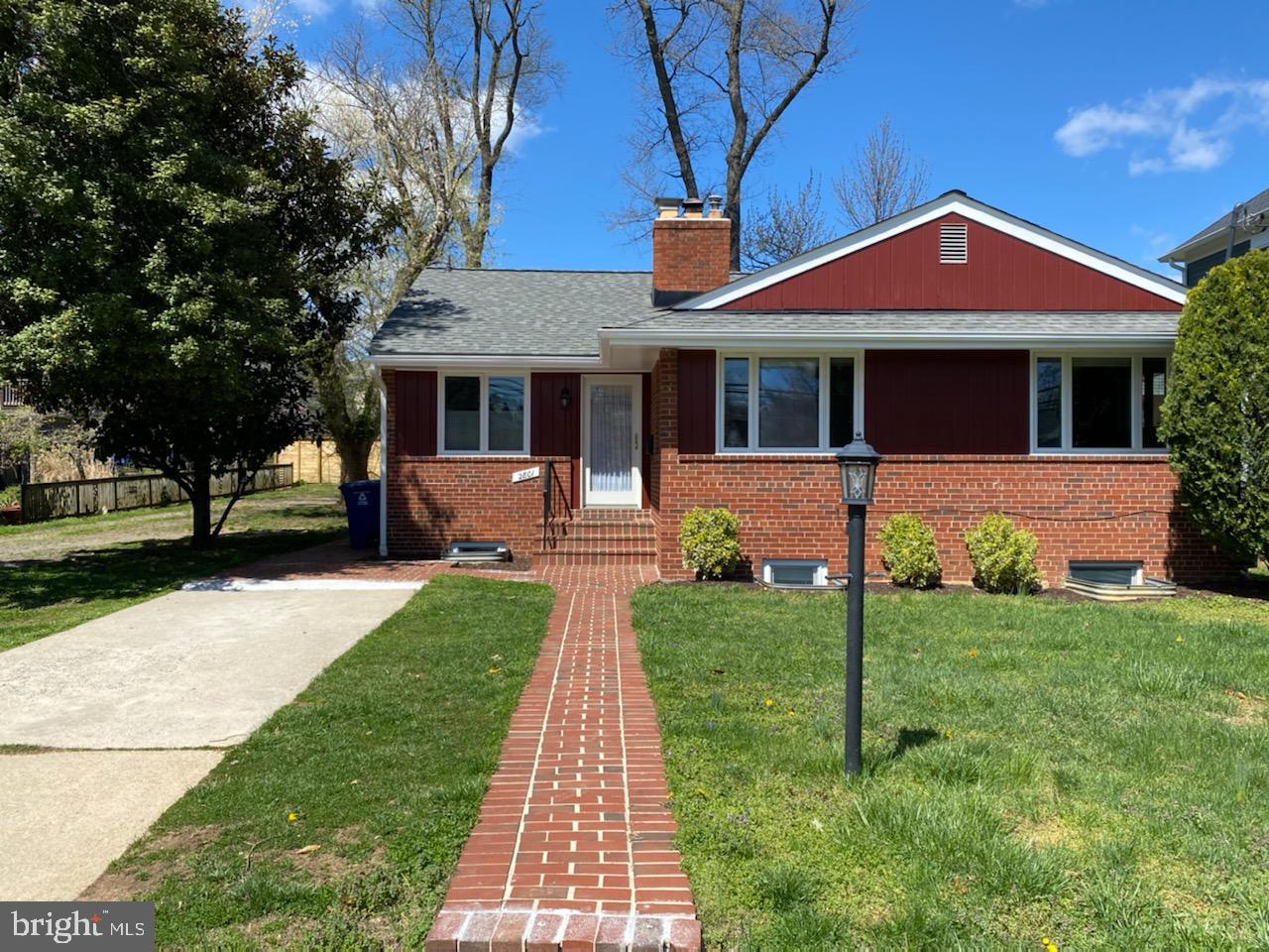 4 Bedroom and 2 Full Bath Charmer, all-brick, Rambler. Hardwood flooring throughout main level. 2 Fireplaces- 1 gas log, 1 woodburning. Large Finished Lower Level with Rec Room and Bar.  Space for Work at Home (or School) office. Lots of Storage. Extra Fridge with Icemaker. Brick Patio and Large Rear Yard.  Great location for Commuters- Easy access to major commuter routes such as Rt. 50, I-66, I-395,  Rt. 7. Minutes to D.C, Ballston Mall & Metro, Pentagon, Fort Meyer, Shirlington.  Close to shopping, entertainment, restaurants!