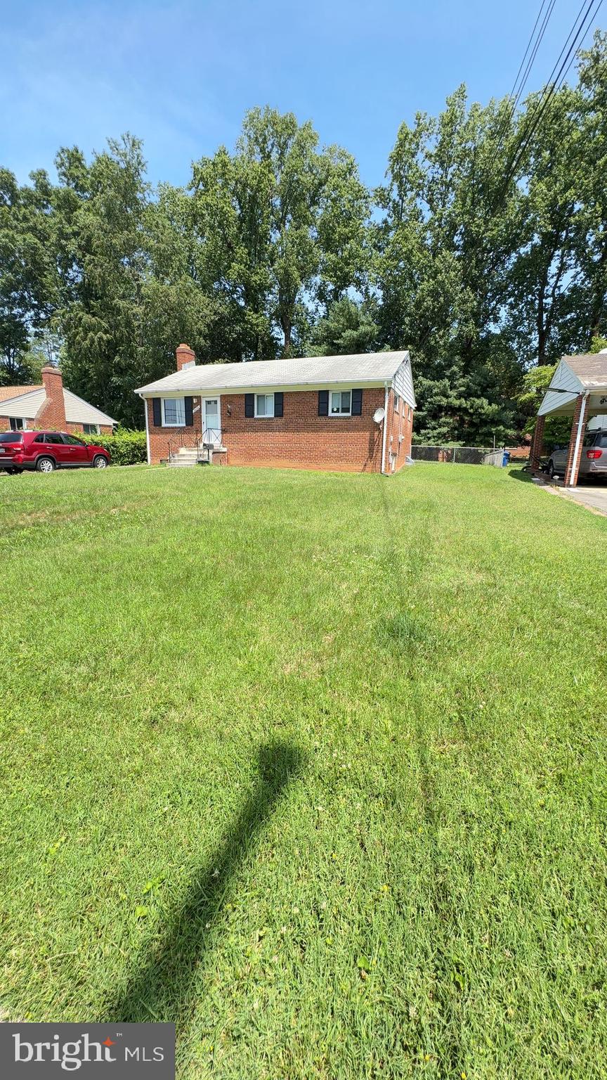 Great opportunity to own a home in the Broyhill Park neighborhood.  Conveniently located blocks from Rt 50 and 495. 
Well maintained home with tons of potential for additions and updates. Make this your forever home, keep it as a rental property or take it down and start over.  Such a great location, the options are many!  
Enter the home with lovely hardwood floors through the main level, separate dining room, galley kitchen with white appliances, laminate counters and sturdy wood cabinets.  Also, three bedrooms and one full bath.  The lower level has a rec room, utility room with laundry, a spare room for an office, playroom or workout/gym space plus a full bathroom.