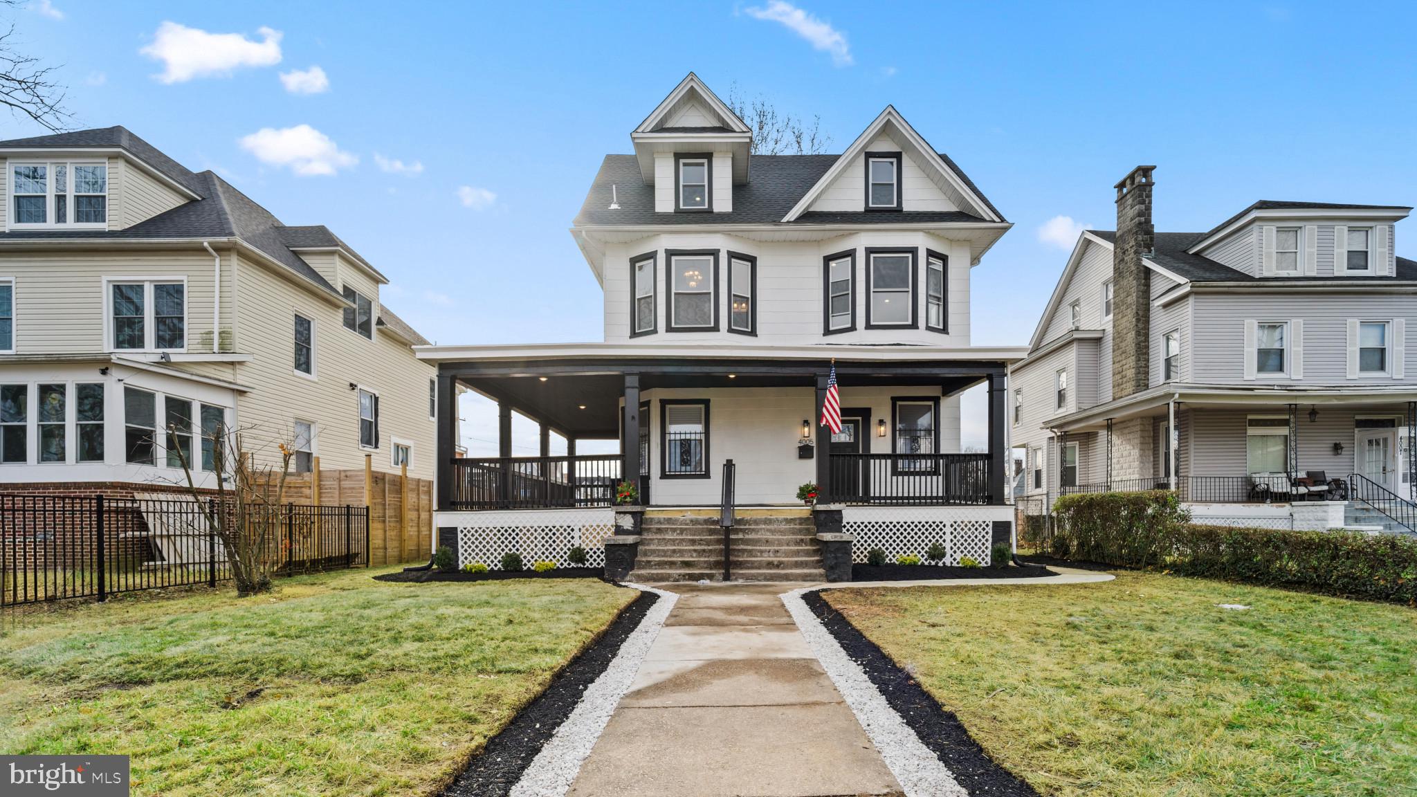 Diamond Properties has renovated over 165 homes in the Baltimore area since 2010 &  completed
another stunning project in a beautiful neighborhood!

3,600+ SF of living space will enable your family to make this a spectacular home. This 7-bedroom
home has an exquisite master suite and 4.5 bathrooms.

2 nd level Master Suite has a large bedroom, massive walk-in closet and  ensuite bathroom with a
modern soaking tub, large separate shower & double vanity. Laundry room is adjacent.
The third level has 3 spacious bedrooms and full bathroom. One of these “bed rooms” is so big it
could serve as a second cozy living room.

The main level, designed with a wide-open concept, has a fully upgraded kitchen with tons of cabinet
space, walk-in pantry, granite counter-tops & artful back-splash. There is a separate dining area,
large living room & half bath.

Basement has a bedroom, expansive entertaining area, & full bath.
The large yard has been professionally landscaped, backyard is fenced-in, includes a new deck &
provides direct access to off-street parking comprised of a new 6-car concrete parking pad.

Home is protected by a comprehensive 12-month Diamond Property Warranty & comes w/ Use &
Occupancy Certificate that evidences all rehab work was fully permitted, inspected & complies with
all Baltimore City building codes.