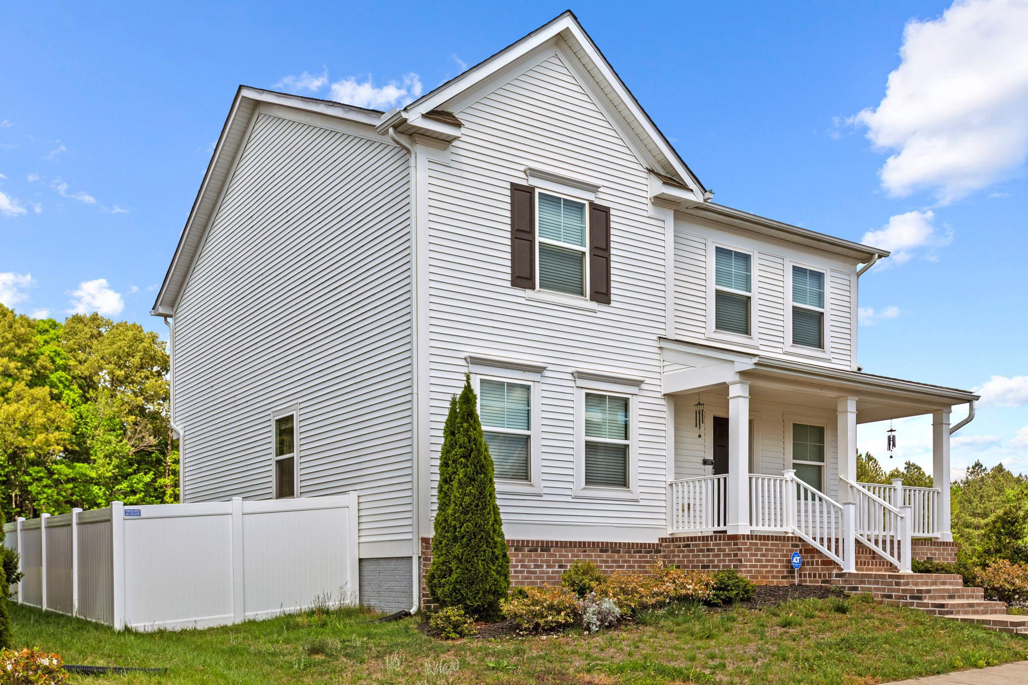 Skip the builder delays, upgrade costs, and unfinished projects. This move-in-ready 4-bedroom home in South River already offers the features buyers are paying extra for: a maintenance-free deck, a vinyl privacy fence, an irrigation system, a partially finished basement, and smart upgrades.

The open-concept main level creates a seamless flow among the kitchen, dining, and family rooms, making everyday living and entertaining simple. The kitchen offers abundant cabinetry, an upgraded refrigerator, a spacious pantry, and great sightlines throughout the main living area.

Upstairs, you’ll find four bedrooms, including a spacious primary suite with a private bath, while a secondary bedroom features custom built-in bookcases perfect for a home office, reading space, or flex room.

Need more room? The partially finished walk-out basement offers a massive rec room, plus potential to add an additional bedroom and full bath.

Outside is where this home separates itself from new construction. Enjoy a welcoming country front porch, established landscaping, fenced backyard privacy, and upgrades already completed so you can move in and start enjoying your home immediately.

Located minutes from I-95, between Richmond and Fredericksburg, in a sidewalk-lined community with amenities, this home combines commuter convenience with the space buyers are seeking. Homes with this amount of finished space, upgrades, and outdoor living do not come move-in ready every day. Schedule your showing today.