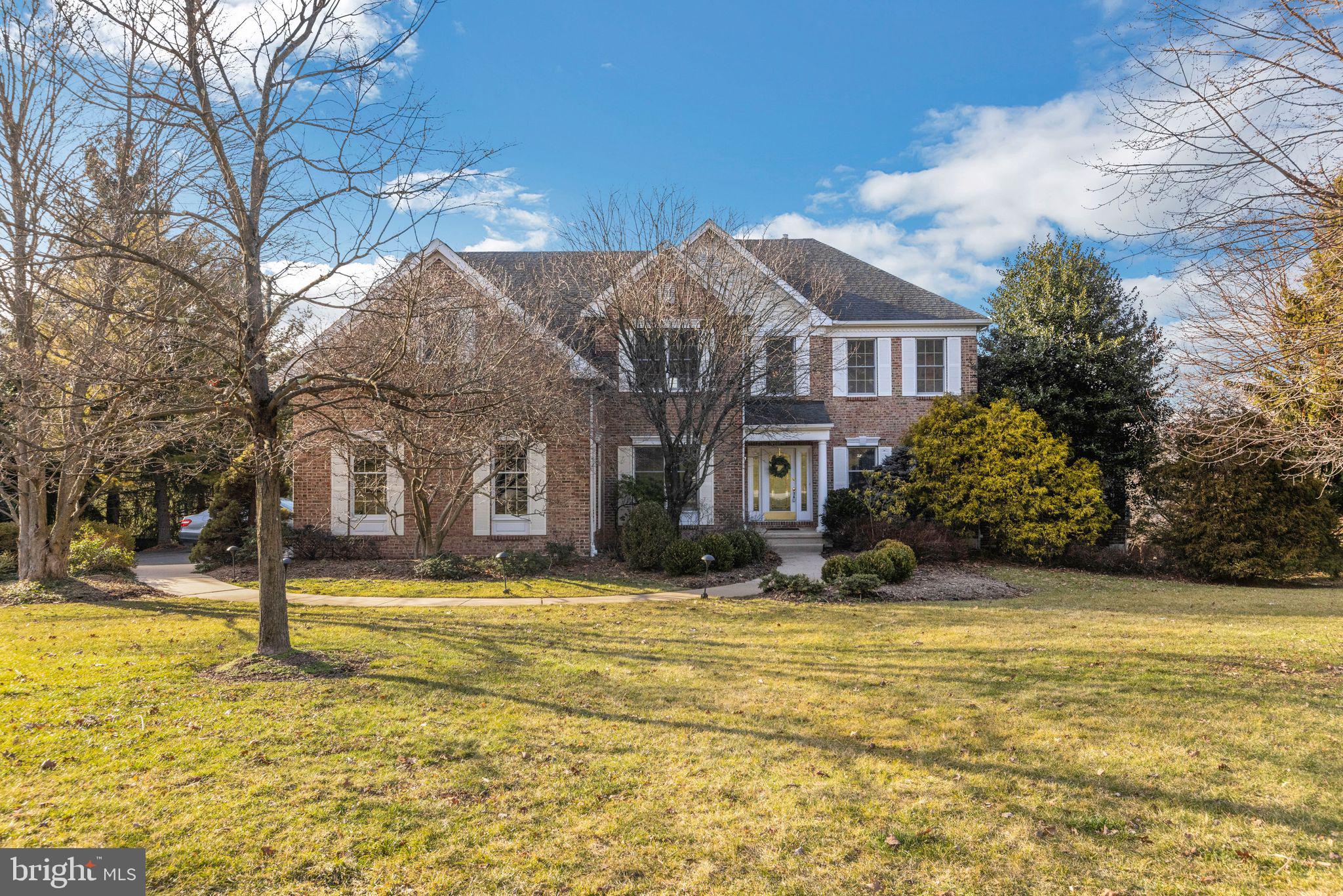 Welcome to 120 Pembrooke Circle in the coveted Valley Forge Woods Community! This gorgeous 4 Bedroom 3 1/2 Bath expanded Cornell Federal Colonial was the original model home for the community and is loaded with many fabulous upgrades. This classic 2 story, center hall colonial has an open floor plan ideal for today’s lifestyle; offering multiple areas for relaxing, working or entertaining. The first floor features an elegant 2 story entrance hall, formal living room and dining room, library, office, eat in kitchen open to the family room and solarium, laundry room and front and back staircase. The second floor features primary suite with sitting area, grand walk in closet and updated full bath with whirlpool and linen closet, 2 family bedrooms that share a Jack and Jill full bathroom, 4th Bedroom with an ensuite full bathroom, and a bonus room.  A few of the many notable special features of this home include: hardwood floors on the first floor, elegant millwork in the entrance hall, living room, dining room and office, glass pocket doors separate the living room and dining room, stepdown library retreat off the living room with custom built in book cases on 3 walls, solarium with a wall of windows and skylights off the sunny kitchen that opens onto the newer expansive composite deck with steps down to the level back yard, an additional den/office with built-ins, first floor Family Room open to the kitchen features a gas fire place with marble surround, custom built-ins and, a back staircase to the second floor bedrooms and Bonus Space with Vaulted Ceiling that is ideal for a playroom, gym or office. The full unfinished, walkout basement with windows is ready to finish. The attached 3 car side entry garage is accessed through the first floor laundry/mud room. The HVAC systems are 6 years old. This home is located on a private, professionally landscaped level lot.
This wonderful and convenient community has a nature trail through the neighborhood and is  minutes from the Main Line, West Chester, Phoenixville, Valley Forge National Park, connections to all major roadways, the Philadelphia International Airport, and SEPTA’s R5 Rail and Amtrak Service in Paoli.  The train station and many shops and restaurants in Paoli are 10 minutes away, and the greater Main Line as well as downtown Phoenixville and the King of Prussia Mall are also very convenient. 
This outstanding home is available for immediate occupancy.