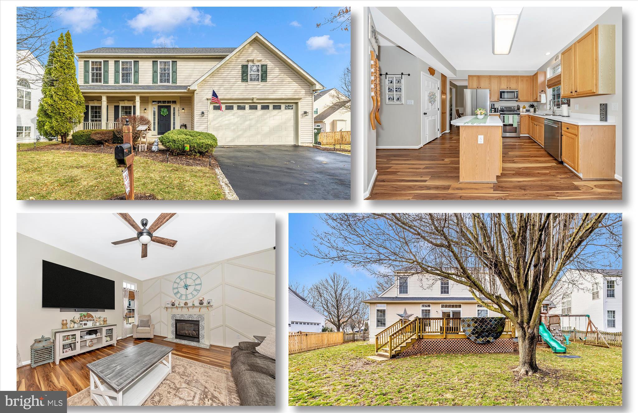 4/5 bedrooms and 3.5 baths in this stunning fully renovated home.  Beautiful custom trim and farm house chic design with recessed lighting throughout.  Beautiful back deck and fun lower level with serene full bath.  The first floor office, dining room, kitchen, great room and laundry room open to the deck and garage.  Seamless brand new LVP flooring throughout provides a cohesive warm design. Upstairs, you will enjoy a renovated primary suite behind new French doors with a walk in closet and large primary bath.  3 other large bedrooms are just down the hall with their own linen closet and shared hall bath.  The entire home is freshly painted, including gorgeous updated window trim and new carpet with new upscale padding.  There is so much storage in the garage, the lower level storage room, the outside shed and 2 attics! Overstating how jam packed this home is with amenities that are already completed making her move in ready:  New carpet and padding,  new Anderson windows (warranty transfers), New washer/dryer, refrigerator, microwave and double oven, garbage disposal, new flooring, new paint, new appliances.  Shed, raised enclosed garden, NEST thermostats, Blink cameras, pool table, kids playset, basement TV, primary electric fireplace, new blinds, roman shades and additional items will convey.   A job offer forces this move, the Sellers just replaced the carpet and flooring and weren't expecting to move!  Fantastic neighborhood with parks, pavilions and trails.  Food truck event, Creek walk and community garden.  Convenient to all major arteries, FCC and Thomas Johnson Drive.  Come see how fresh and fabulous this lovely home is!