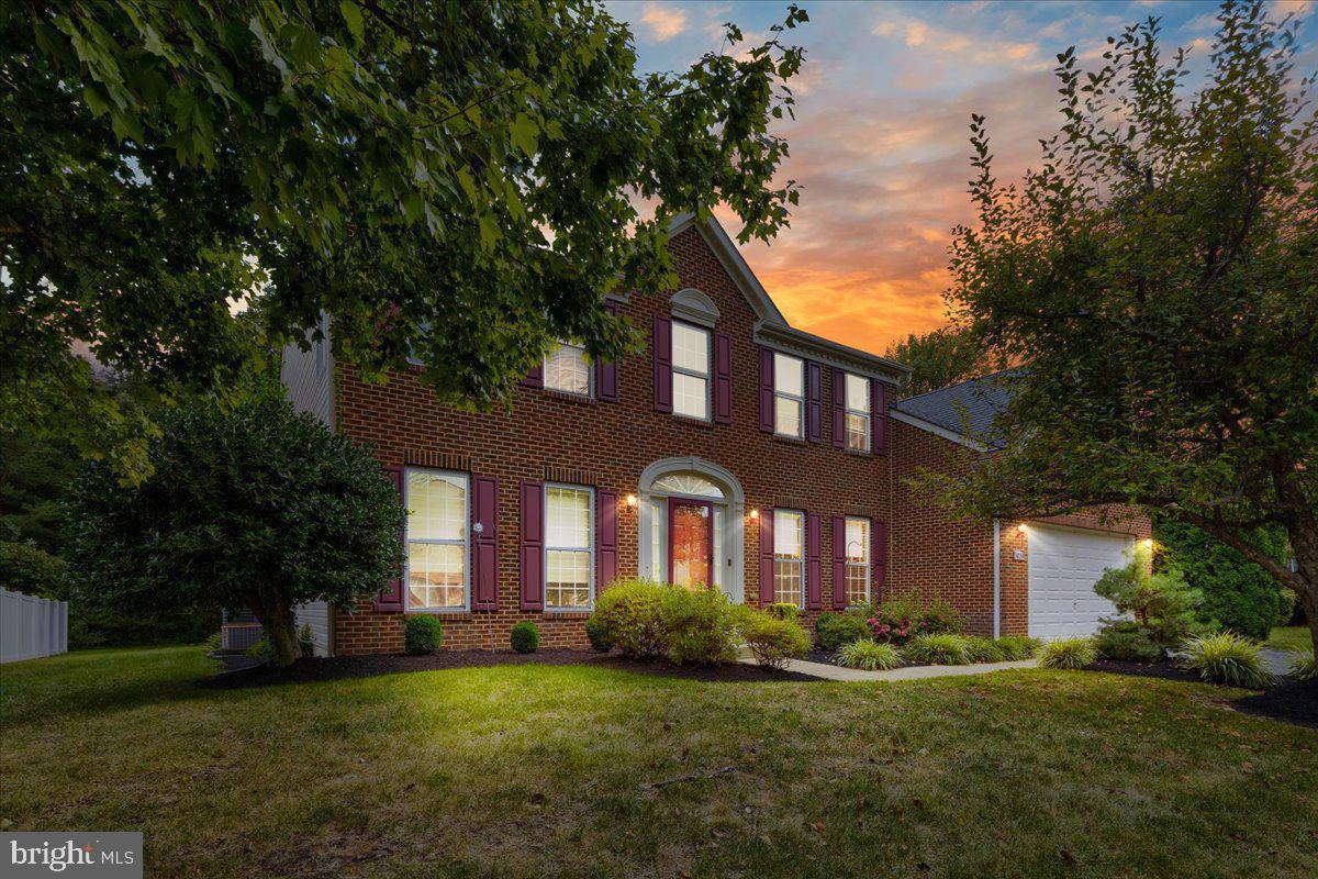 DONT PAY ATTENTION TO DOM! PROPERTY WAS TEMP OFF THROUGH THE HOLIDAYS! Welcome to your dream home in the desirable Charles Crossing subdivision! This stunning brick-front residence offers four spacious bedrooms, three full and one-half baths, and an array of elegant features. Step inside to find gleaming hardwood floors, a gourmet kitchen with granite countertops, stainless steel appliances, and a private office on the main floor—perfect for working from home.

The open living and dining areas flow seamlessly, and the family room with an electric fireplace provides a cozy gathering space. The expansive finished basement spans the full length of the house, offering endless possibilities for entertainment or relaxation. Outside, enjoy the serene, tree-backed lot with a beautiful stone patio, ideal for outdoor dining and unwinding.

The luxurious master suite features dual closets, a serene sitting area, trey ceiling and a spa-inspired master bath. Each of the secondary bedrooms is generously sized, providing comfort and privacy for everyone. Plus, fully paid off solar panels covering the electricity to be transferred to the new homeowner, enjoy the added bonus of no electric bill!  "This home comes with solar panels, allowing you to save on electricity costs! Each year, SMECO, the utility company, will issue an annual credit every April, which compensates for the energy savings generated by the panels. This can be a great financial benefit for the new homeowner!"

This home combines luxury, space, and energy efficiency—don’t miss the chance to make it yours!