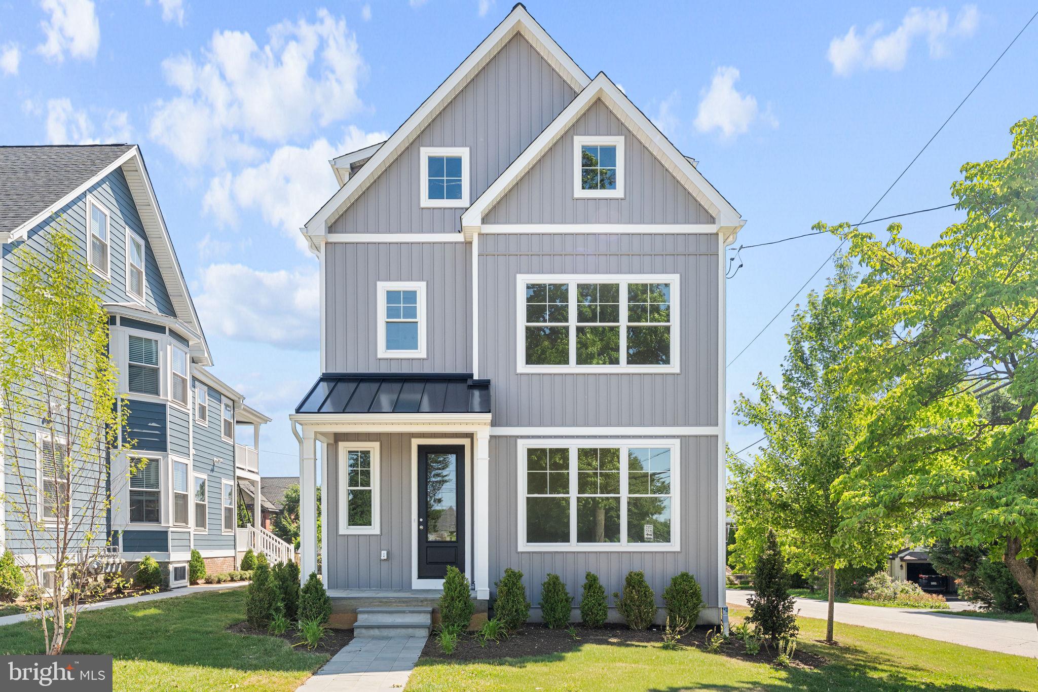 No need to look any further! The new construction home located in the heart of Malvern Borough is ready for you to make it your own! Featuring 5 bedrooms, 3 full baths, and 2 half baths, this residence showcases exceptional craftsmanship, thoughtful design, and modern luxury throughout. Nestled along Malvern’s charming tree lined, brick sidewalk streets, the location offers an inviting small town feel with unbeatable walkability. The impressive open floor plan, 9’ ceilings, and hardwood floors that flow seamlessly through the main level. A spacious front room with abundant natural light provides the perfect flex space—ideal for a formal living room, home office, or cozy sitting area. The elegant staircase anchors the center of the home and leads all the way to the third floor. The main living area is expansive and beautifully appointed. The gourmet kitchen features: large center island with seating for four, stainless steel appliances, Quartzite countertops, Quartzite backsplash, 6 burner gas range, soft close cabinetry, convenient appliance garage. The kitchen opens to a warm and inviting family room with coffered ceilings, recessed lighting,  gas fireplace with custom hearth. Finishing the first floor is a walk-in pantry right off the kitchen with mudroom and closet for easy living.  The rear entrance of the home leads to a flagstone walkway to the detached garage or use sliding doors leading to a spacious Trex deck complete with an exterior gas line for effortless outdoor grilling. Perfect for indoor outdoor living and convenience. The second floor offers two generously sized bedrooms with plush carpeting and ample closet space, a beautifully designed hall bath with double sinks, and a 10x10 laundry room. The primary suite features a large walk-in closet and a luxurious bath with exquisite tilework and a frameless glass shower. The third floor provides two additional large bedrooms with sizable closets and another beautifully finished full bath with frameless glass shower—perfect for guests, extended family, or additional office space. The fully finished basement includes a powder room and offers endless possibilities for recreation, fitness, or media space. The outside of the property is enhanced by a low maintenance exterior, mature landscaping, a private driveway with parking, and a two-car detached garage. Additional highlights include high efficiency HVAC systems and on demand hot water. This exceptional home blends luxury, comfort, and convenience in one of Chester County’s most desirable locations. All of this is a short 5-minute walk from Malvern’s parks, ball fields, library, train station, restaurants, and shops. If you need to drive pull out of the garage and you right up from Wegmans, Route 202, and the PA Turnpike. This home is ready for you.