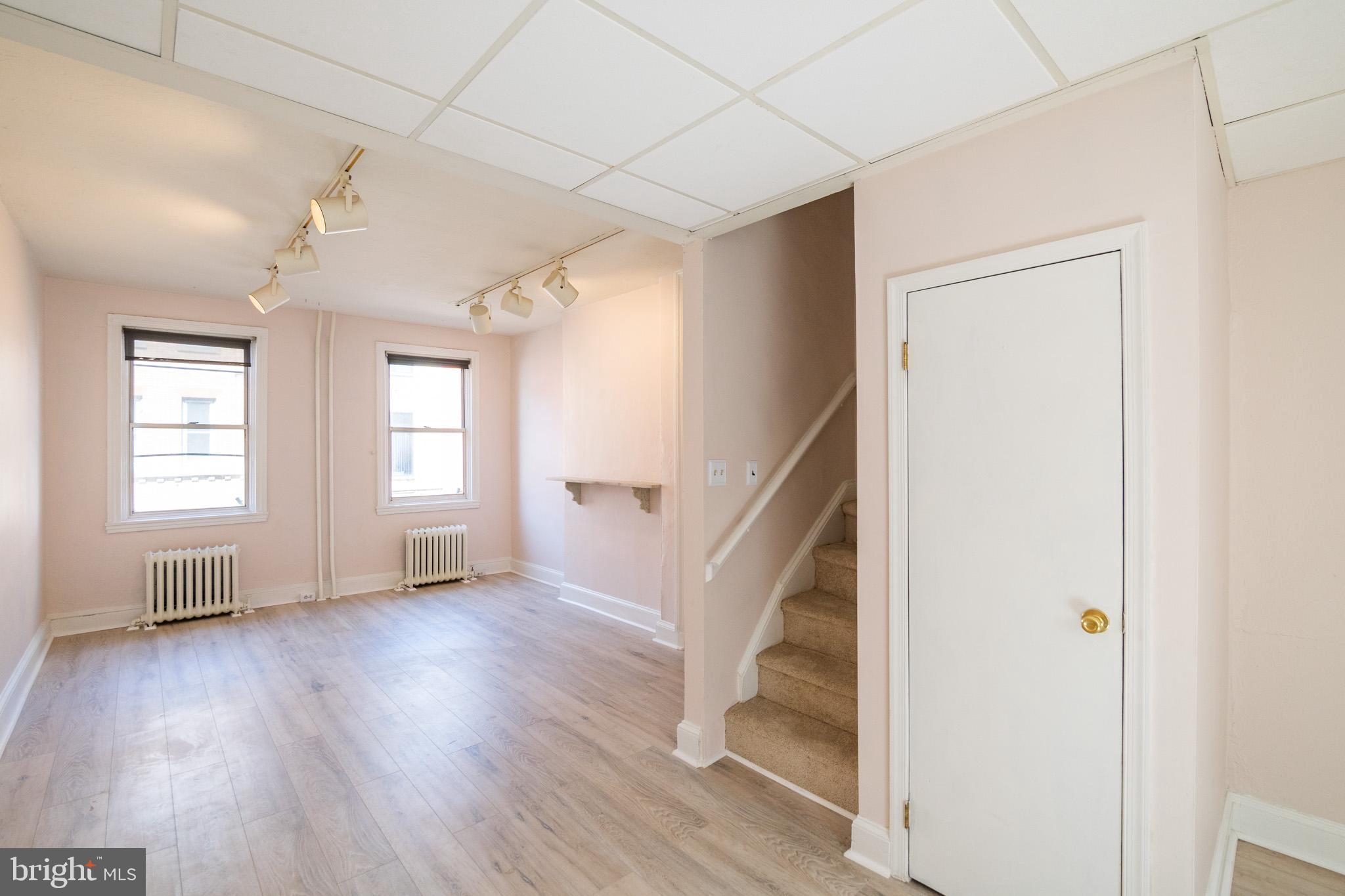 Charming bi-level 2 bedroom, 1 bathroom apartment just a half block from Rittenhouse Square Park and steps from countless restaurants, bars and retail! When you first enter this beautiful apartment you have a gigantic living room with built in shelving, high ceilings and tons of windows that provide natural light. The kitchen includes a refrigerator, dishwasher, garbage disposal, gas range, washer/dryer and French doors that lead to the fire escape. Upstairs is the full bathroom and two large bedrooms, one of which has a sliding glass door to a spacious roof deck!

Lease Terms: First, last, and security due at move-in. Landlord may require other terms such as last month’s rent upfront—$ 65 application fee per applicant. Tenants are responsible for: electricity, gas (if applicable), cable/internet. Water is a flat monthly fee of $55. Additional fees or requirements may be applicable for units with Homeowners or Condo Associations.  Landlord Requirements: Applicants to make 3x the monthly rent in verifiable gross income, credit history to be considered, have no evictions within the past 5 years, and must have a verifiable rental history with on-time rental payments. Exceptions to these criteria may exist under the law and will be considered. Cosigners will be considered.

*Gas/Heat Included in Rent, Electric +Internet/Cable & Water Tenant Responsibility
*Small pets permitted with owner permission; $350 non-refundable pet deposit
