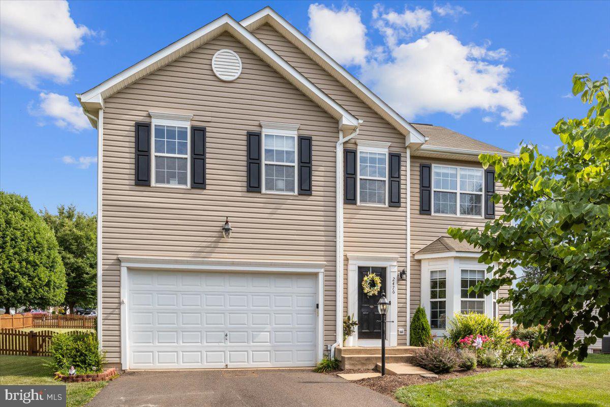 Welcome home! This well-maintained colonial has it all. You will love the open floor plan. The spacious kitchen offers a pantry and breakfast bar with generous cabinet and counter space. The dining area is right off the kitchen and leads to the deck making it perfect for entertaining. The main level living room has an electric fireplace, perfect for cozy nights! The private office can be found off the living area making working from home a breeze. The seating area with large bay windows offers an additional family space or formal dining area. The upper level has an oversized primary suite with his and her closets and an one-suite with soaker tub.  Three other generous sized bedrooms, full bath, and laundry room are on the upper level.  The partially finished basement offers additional finished living space with a full bathroom. The unfished room could easily be finished for a 5th bedroom. Enjoy the beautifully landscaped and fully fenced in backyard all on a corner lot. 
Seller will need rent back if closing prior to September 16, 2023.