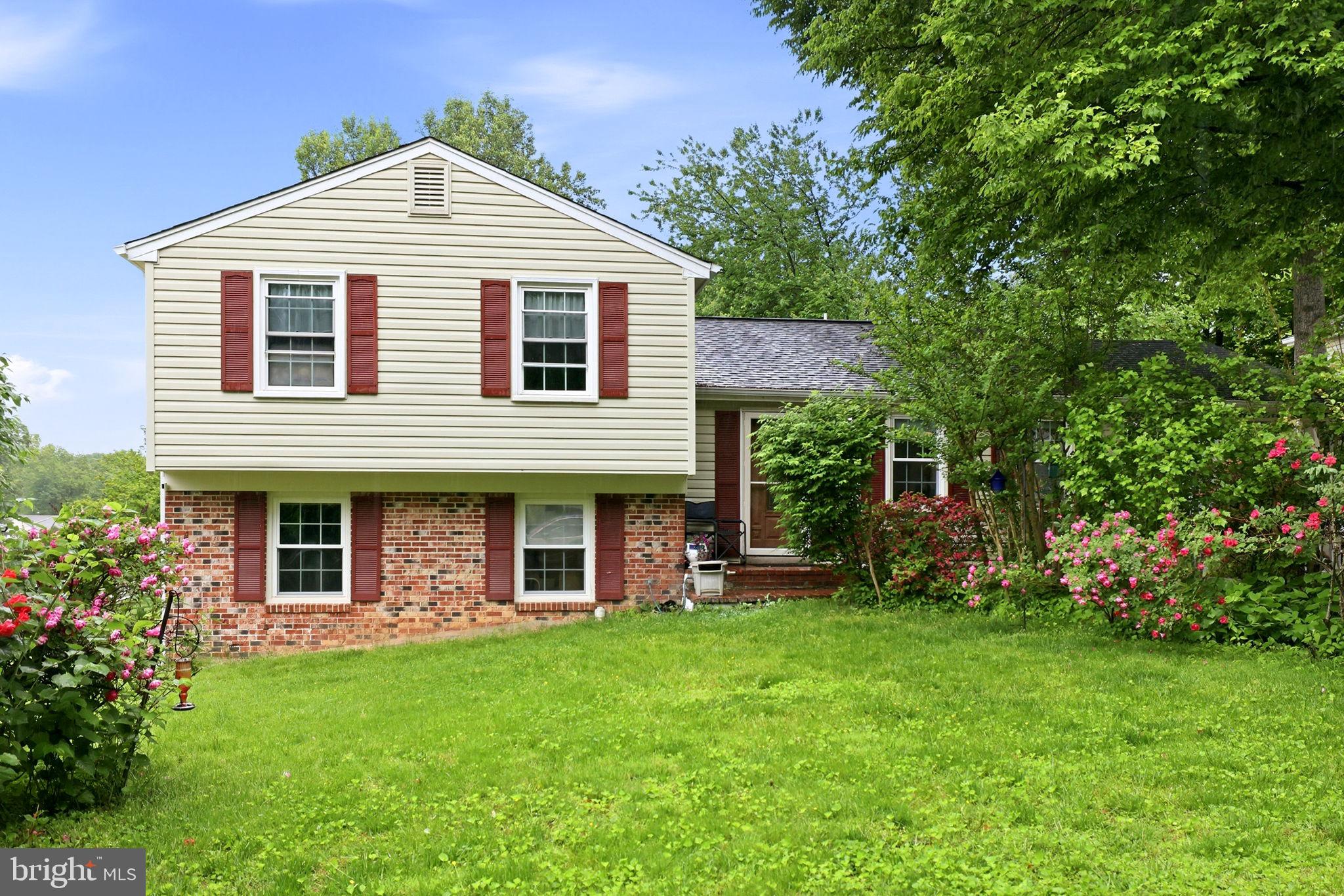 ***NEW FLOORING WILL BE INSTALLED SOON***PRICE REDUCED!!*** SERIOUS SELLERS THAT ARE READY TO MOVE!! INCREDIBLE VALUE FOR THIS LOCATION
 Don't miss out on the best kept secret in Northern Virginia. Many homeowners on this street are the original homeowners and there is a great reason for that. For many its the location, or schools, and for some its the close knit family way of life. With homes on this street rarely on the market this is your opportunity to take full advantage. The sellers of this home are the original owners who have kept the home in the family for 50 years. They have loved the home and community and are ready to sell it to a family who will also love living here for years to come. Now with FRESH PAINT UPSTAIRS I welcome you to a fantastic opportunity to own a charming split-level home on a corner lot with close to a quarter-acre, in the highly sought-after Annandale community! Great location with close proximity to GMU and Washington, DC. This cozy residence features 4 bedrooms upstairs—complete with a master ensuite and a shared hall bathroom—plus an additional bedroom and full bath in the basement.  With a reduced price of $769,000, this Annandale home boasts several updates, including a Samsung dishwasher and refrigerator (both about 2 years old) and a nearly brand new stove (just 5 months old). The water heater with Bluetooth capabilities, was replaced within the last 5 years, and the roof is also a recent upgrade within the last 2 years. Enjoy the outdoors with a lovely backyard featuring a fig tree that yields delicious fresh figs each fall, along with a pear tree, rose bushes, and azalea flowers. The home is equipped with smart locks and Ring cameras for added security. The charming brick oven and grill add to the appeal of the outdoor space, perfect for entertaining! Located within the Woodson High School district, with Little Run Elementary and Frost Middle School nearby, this home is ideal for families. Woodson High School in Fairfax, VA, is consistently ranked among the top high schools in Virginia, often holding a spot in the top 5 in the state! Plus, residents can take advantage of the nearby nature trail and community pool at Long Branch Pool. This property is being sold as-is and offers a unique chance to invest in a vibrant community.  Submit your offer today!