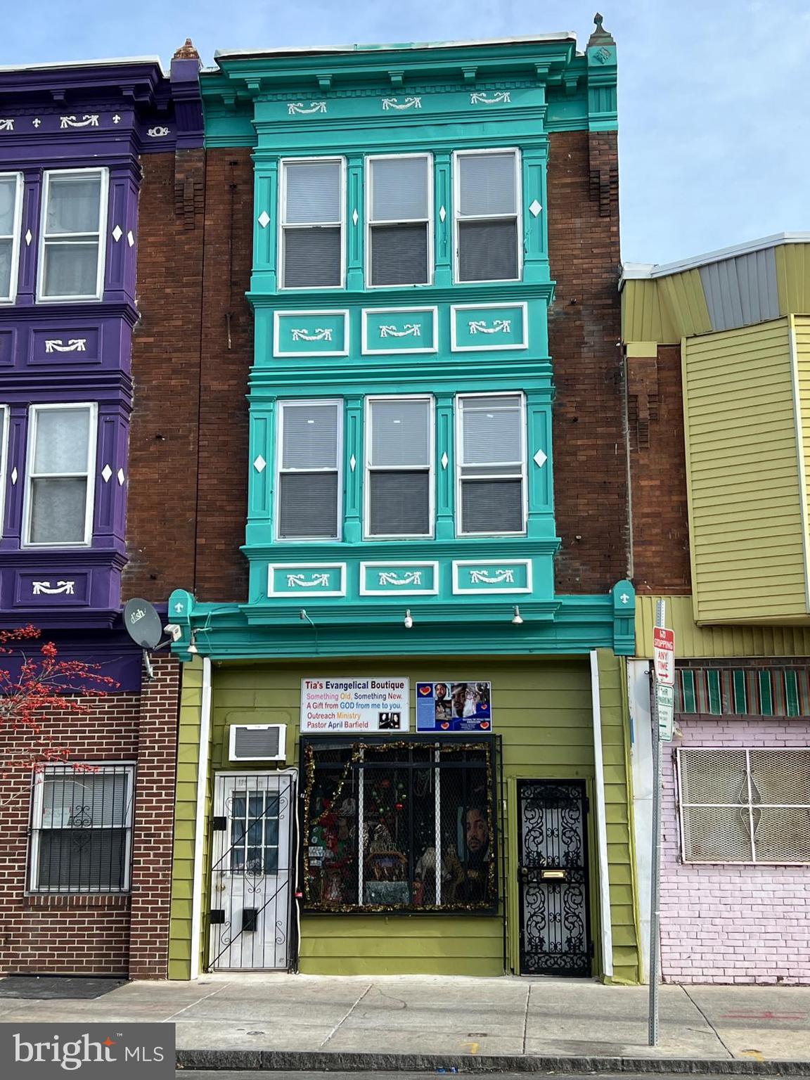 Large Mixed Use investment opportunity near redevelopment area, zoned CMX3! This beautiful 3-story building features 1 spacious residential unit which stretches over two stories and a renovated  commercial space with store front window on street level -about 925 sft -with ceramic tile flooring, Powder Room, an extra sink, a storage room and interior access to unfinished partial basement. The residential unit is in move-in condition, perfect for  immediate rental income or to live in yourself.  Occupants will appreciate the close proximity to public transportation. The apartment includes 3 generously sized Bedrooms, a large Living Room with  bay window, Bath with Soaking tub, Dining room and a sunny Eat-in Kitchen. One bedroom is on the 2nd floor, the two others are on the second floor. The one in the front also has the beautiful large bay window.Please view Floor Plan.
 The commercial space is currently rented for $1400 as a retail shop, but  could be office, service use or a similar business venture. Located in a thriving neighborhood. High-traffic location, with great visibility,  prime area near the 60th St Terminal of the Market-Frankford Line which provides easy access to University City, Center City and the suburbs  for work, shopping, dining and entertainment. This property is perfect for investors or entrepreneurs. Please watch virtual tour and schedule your showing today!