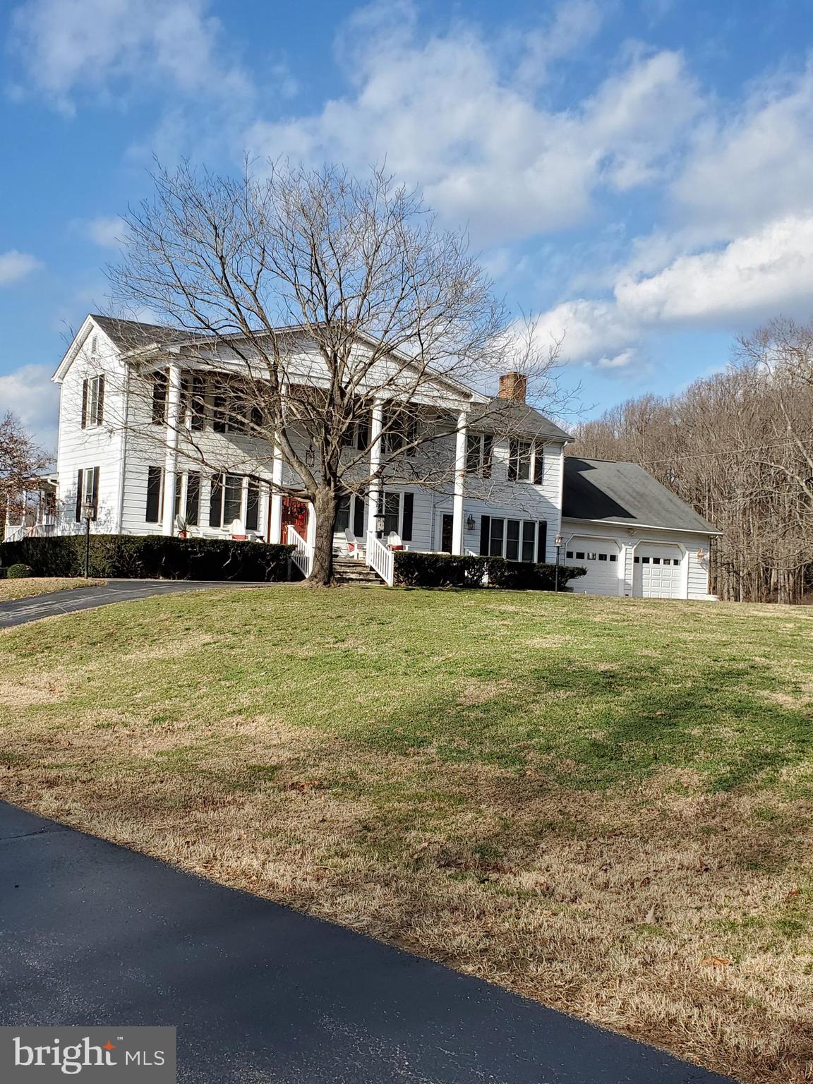 Amazing Manor home located in the scenic beauty of Severn Chapel Rd. Property consists of 45 acres but ONLY the Manor home and FRONT YARD is being rented which is approx. .64 acres. Beautifully maintained and offers plenty of space inside and out. Security system and lawn maintenance maintained by owner. Flower gardens by tenant. Oversized 2 car garage, whole house generator, new carpet in family room. Just a great home all the way around.  Landlord prefers a 24-36 month lease.
NOTE: Bus company in back uses the side paved area for buses to come and go. Barns are not for tenants. Must have a minimum credit score of 600 and an annual income of $140000