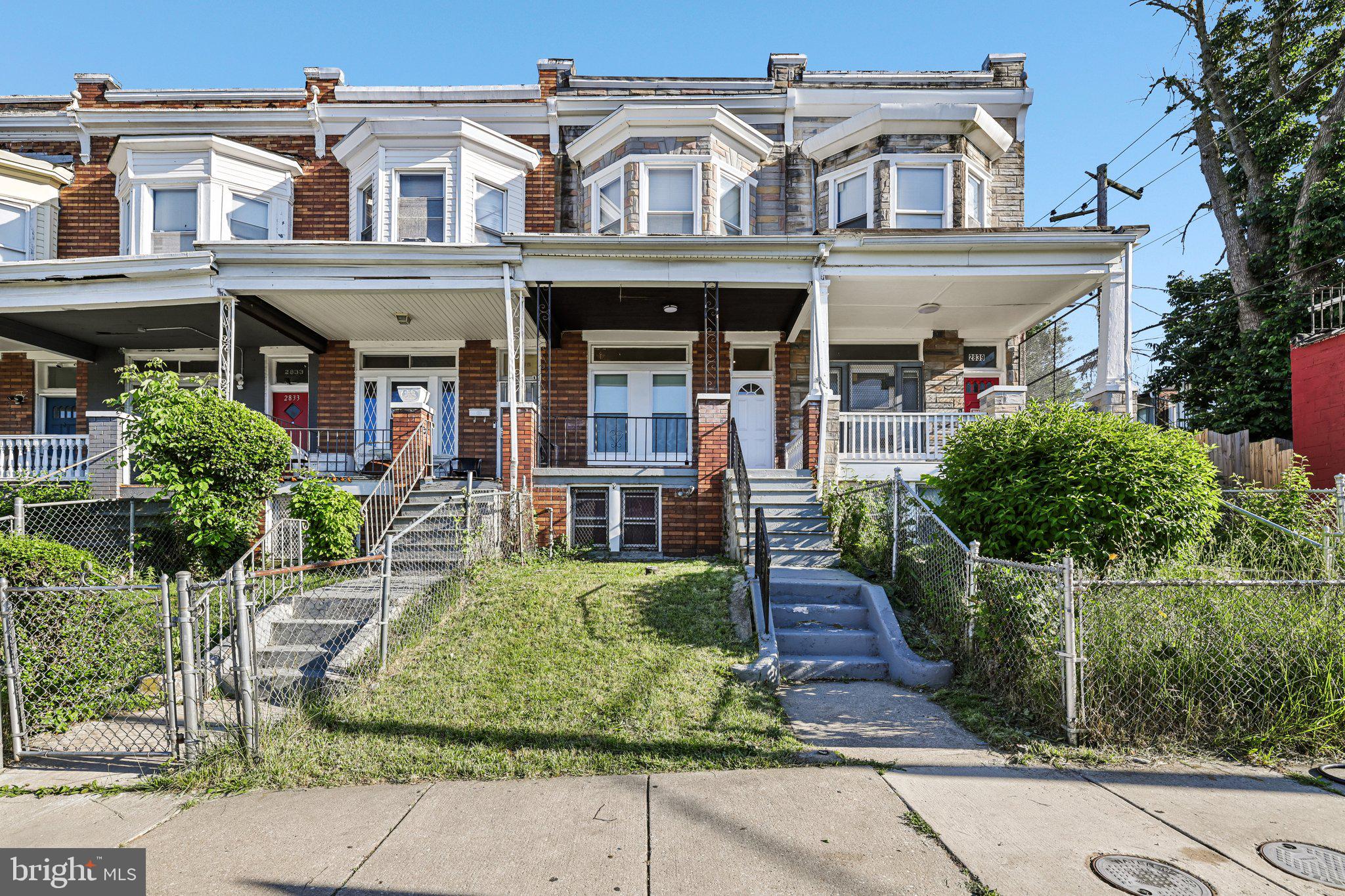 Welcome 2837 Winchester St. A charming brick row home offering a blend of classic character and modern updates in a convenient Baltimore City location. Relax on the large covered front porch or enjoy outdoor living in the fenced backyard. Inside, you'll find durable LVP flooring and recessed lighting throughout, creating a bright and contemporary feel. The updated kitchen features white cabinetry, stainless steel appliances, a stylish tile backsplash, and plenty of workspace, while the separate dining area provides an ideal setting for everyday meals and entertaining. Upstairs offers three spacious bedrooms and a full bath. The large unfinished basement presents an excellent opportunity to expand the home's living space, with ample room for future customization, storage, or additional finished areas. Conveniently located near I-83, the Inner Harbor, Camden Yards, and M&T Bank Stadium, this home provides easy access to dining, entertainment, employment centers, and major commuter routes. Don't miss this fantastic opportunity to make this property your own.