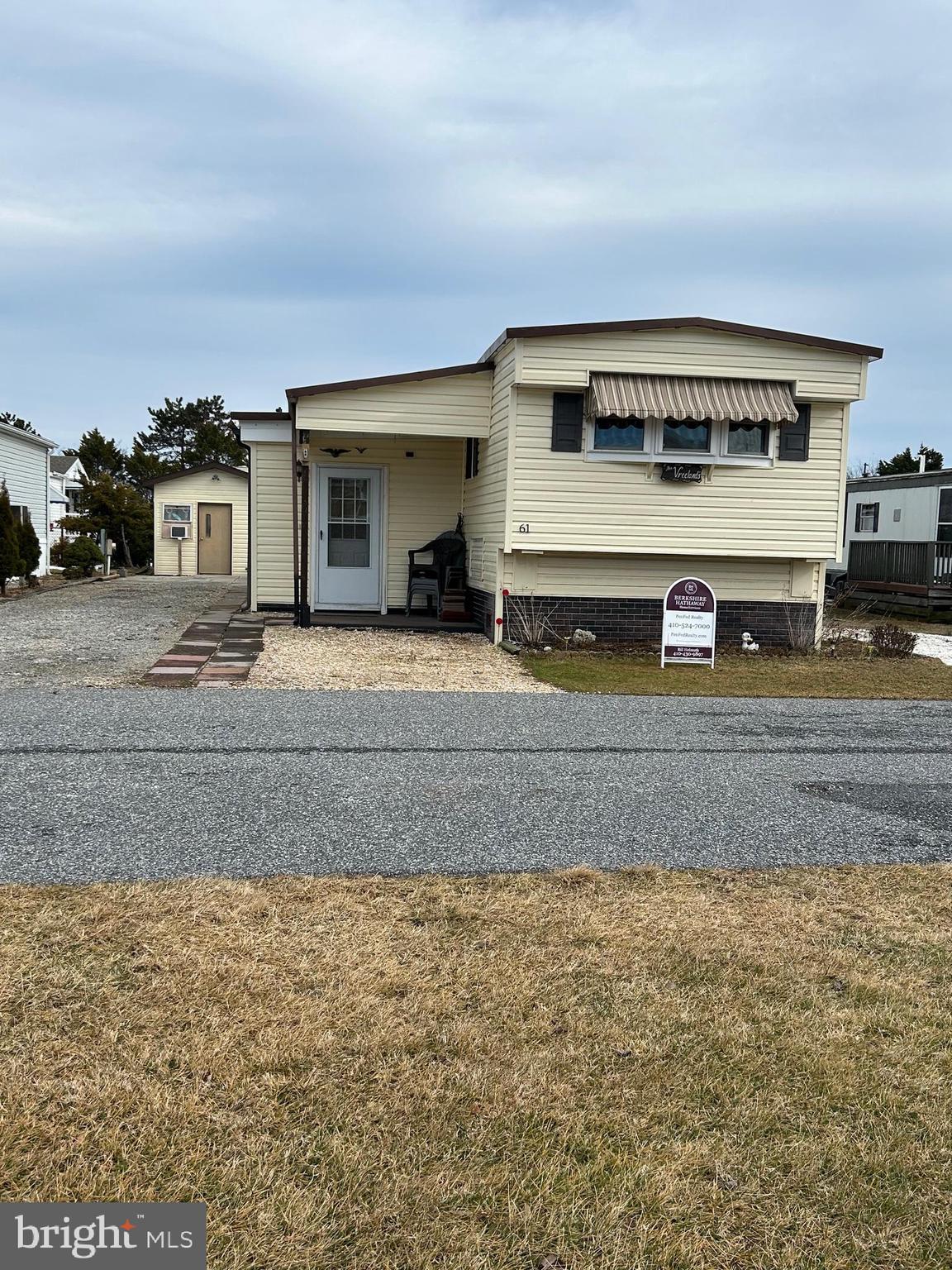Discover this jewel in quiet area of West ocean City. Close to everything! This home is not fee simple. it is a co-op. You own your share of land . No ground rent, just a homeowners fee. Very well cared for mobile home with large closed in year round porch attached. Great location close to boat ramp, boating, fishing , restaurants and many amenities. Approx. 1 mile from beach.
Quiet well cared for park.  Come make this your home  Must submit park application in docs with any offers.
Items replaced, 
1.Water heater 2018             5.Windows 2008
2.Heat 2021
3.A/c 2025
4. Roof recoated etc,  2010+-
