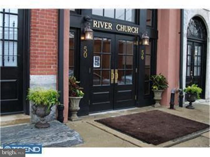 Beautiful 1 bedroom, Old City condo, on the 4th fl. (back) of the Historic River Church building (named after Church St. and the DE River). Conveniently located amongst the nostalgia and culture of the gallery and restaurant district. This well appointed condo offers a modern space with old world charm. A fully loaded kitchen with granite counters and stainless appliances overlooks the living and dining area. There is a spacious bedroom with ample closets and a beautiful bath. This condo offers a huge common roof deck with panoramic views of the river, Penn's Landing and the entire Philadelphia and NJ city scape. Elevator access to each floor, washer and dryer included, central air, and video phone system hardwired to the secure entry door. This condo offers you the affordability and life-style that can only be found in one of the most progressive districts in Philadelphia.