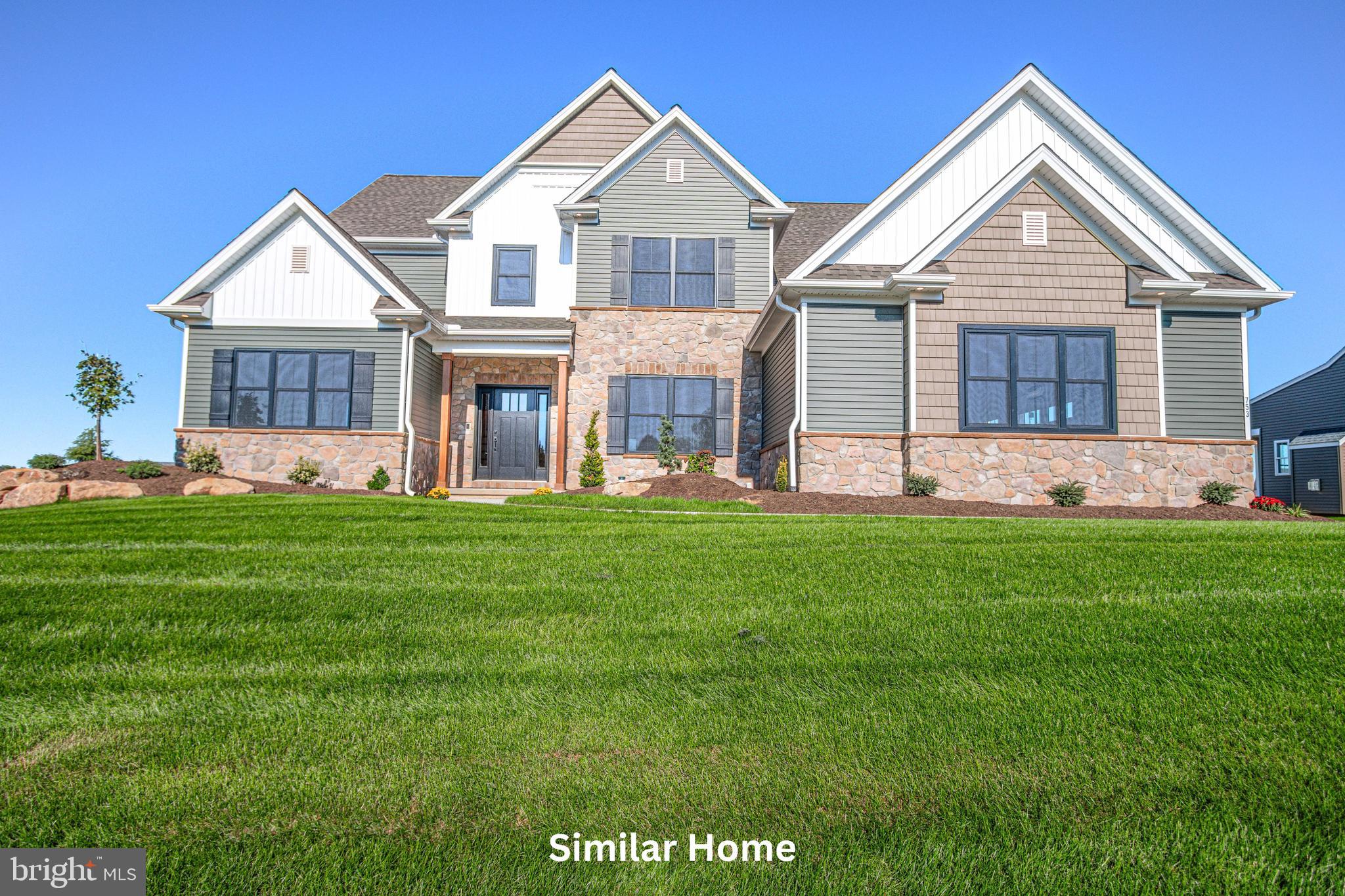 TO BE BUILT! Discover elevated living with the Oakley Model at Farmbrooke Meadows—our largest and most impressive two-story design, offering over 3,600 finished square feet of thoughtfully crafted space.   This home is to be built buy one of the area's premier custom home builders, Phil Carpenter Custom Homes.  With 5 bedrooms and 4.5 bathrooms, this exceptional home blends timeless elegance with modern functionality, making it ideal for growing families or those who love to entertain.  From the moment you arrive, the three-car side-load garage and additional storage area set the tone for both convenience and curb appeal. Inside, 9' ceilings on the main floor and an open-concept layout create a bright, expansive atmosphere designed for comfortable everyday living and memorable gatherings.
A welcoming foyer leads to a private study and versatile flex space—perfect for a home office, playroom, or sitting area—while a formal dining room offers the perfect setting for holiday dinners and special occasions. The heart of the home is the stunning kitchen and great room, seamlessly connected to maximize space and flow. Practical design meets luxury as you enter from the garage into a functional drop zone complete with first-floor laundry and rear staircase access to the upper level.  Upstairs, retreat to the spacious owner’s suite featuring a spa-inspired bath with a freestanding soaking tub, separate shower, dual vanities, and an impressive 17-foot walk-in closet. Bedrooms #3 and #4 each include their own private bathrooms, providing comfort and privacy for family members or guests alike.  The Oakley offers the perfect balance of sophistication, space, and everyday practicality—an extraordinary place to call home.  Call listing agent for more details!