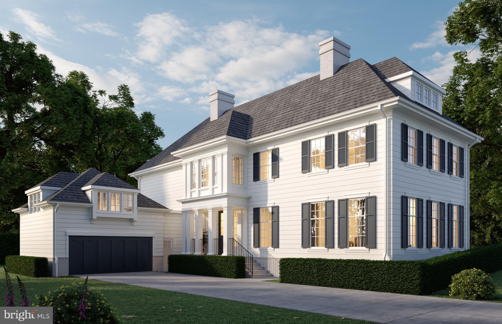 Understanding and respecting historical precedent were the touchstones of this new residence, the result of a successful collaboration between Dilan Homes and Christian Zapatka Architect. Inspiration was drawn from New England seaside residences to create this elegant, comfortable, and spacious house with an attached two-car garage, comprising approximately 6,560 square feet.