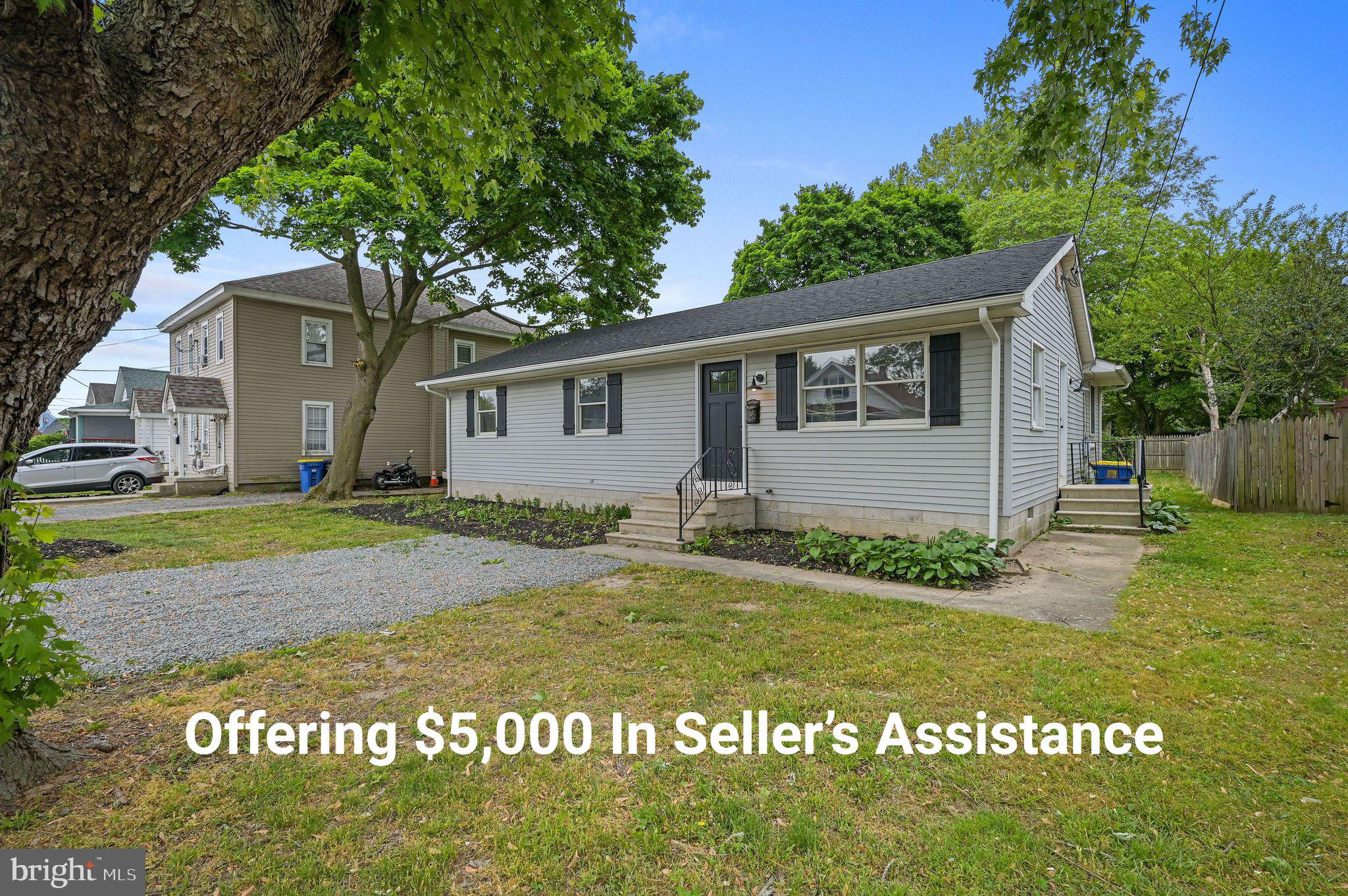 Renovated 3 bedroom ranch in Milford DE just minutes to downtown and a short drive to Lewes and Rehoboth Beach. This move-in ready home has been completely updated with a new roof, new HVAC system, new flooring throughout, a brand new kitchen, and an updated bathroom. The bright single-level layout offers easy living and modern finishes while keeping the charm of an in-town Milford property. Located on a convenient in-town lot within walking distance to downtown Milford shops, restaurants, parks, and the Mispillion Riverwalk. Easy access to Route 1 and a quick drive to Dover. Approximately 30 minutes to Lewes Beach and about 35 minutes to Rehoboth Beach. Ideal for a primary residence, beach getaway, or investment property near the Delaware beaches. Updated homes like this in Milford are hard to find so schedule your showing today. Some Photos virtually staged.