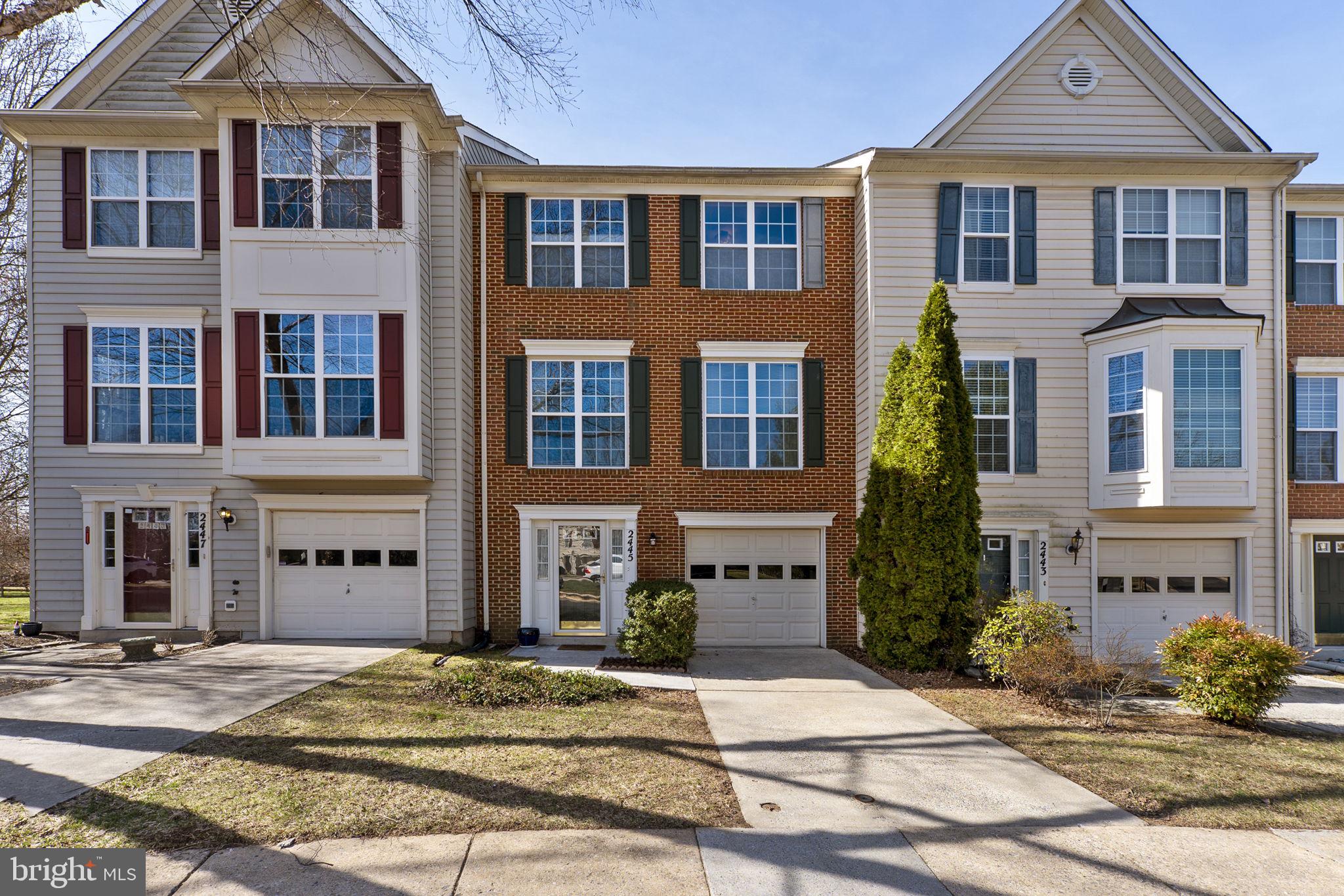 Discover this inviting 3-bedroom townhouse in the sought-after Manor Oaks community, offering a functional floor plan and generous living space. The entry-level features a welcoming foyer and a spacious recreation room with access to the fenced backyard—ideal for relaxation or entertaining.  The main level is the heart of the home, featuring a sun-filled living room and a well-appointed kitchen with gas cooking that overlooks a cozy family room with a fireplace. Step outside to the back deck, perfect for outdoor dining or enjoying the fresh air.  Upstairs, the primary suite boasts vaulted ceilings, a sitting area, ample closet space, and an ensuite bath with a double vanity, soaking tub, and stall shower. Two additional bedrooms and a full hall bath complete this level.  There also is an attached 1 car garage plus, the roof and gutter system are only 1.5 years old and the dryer and hot water heater were replaced last year. Enjoy the fantastic community amenities, including a pool, common areas, tot lots, and walking trails. Conveniently located near shopping, dining, the Olney Theatre, Montgomery Medical Center, and the ICC, this home offers the perfect blend of comfort and convenience.  Don't miss this opportunity—schedule your showing today!