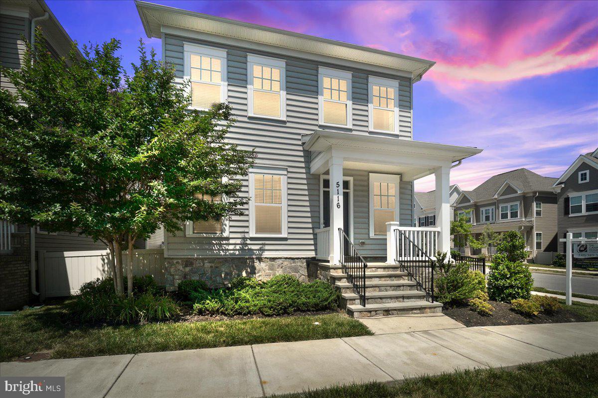 Welcome to this exquisite Colonial/Contemporary 3-level masterpiece located in a vibrant community, where luxury living meets modern convenience. Built in 2018, this stunning single-family home beautifully combines colonial charm with contemporary elegance, offering a timeless appeal that seamlessly blends into its surroundings. Step inside and experience a meticulously crafted residence that boasts premium features at every turn. With a spacious layout spanning four bedrooms and two and a half bathrooms on the main and upper levels, as well as an additional bedroom and full bath in the basement, you'll find ample space for both relaxation and entertainment. Indulge in the abundance of amenities this home has to offer, including gas hot water, air conditioning, a heat pump for year-round comfort, and a whole house generator for peace of mind during unexpected outages. The well-appointed kitchen is a chef's dream, equipped with two wall ovens, sleek countertops, stainless steel appliances, and plenty of cabinet space for all your culinary adventures. Unwind in the inviting living areas flooded with natural light, or cozy up by the fireplace on chilly evenings. The luxurious master suite beckons with a spa-like ensuite bathroom and spacious closets, providing a private sanctuary for relaxation. Conveniently located in a sought-after community known for its amenities such as a pool, recreation facilities, bike trails, playgrounds, and more, this home offers the perfect blend of comfort, style, and convenience. With an attached garage for easy parking, this property is truly a dream home waiting to welcome you.
