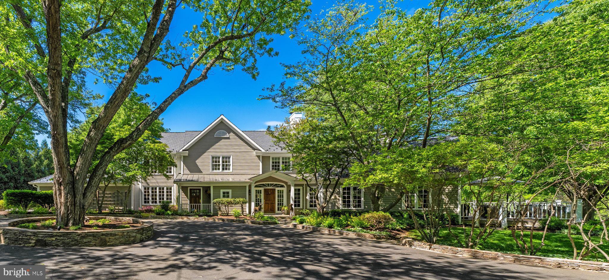 Canterwood presents a rare and compelling offering just moments from the heart of Middleburg—an exceptional 10.5-acre property that seamlessly blends refined living with a fully equipped equestrian lifestyle.
The gracious home is thoughtfully sited to capture the beauty and tranquility of its surroundings. Inside, warm decor and hardwood floors, five fireplaces, and a notable elegant living room. The spacious kitchen flows easily into multiple indoor and outdoor gathering areas.  The large finished lower level offers remarkable versatility, featuring a home office, recreation/media room with fireplace, bar, storage and an additional half bath.
Outdoors, the property truly shines. Gorgeous, established gardens are complemented by stone walls, multiple patios and terraces—perfect for entertaining or quiet relaxation. The pool, peaceful pond with dock, and open land enhance the sense of retreat, while approximately two acres of woods add privacy and natural charm.
Equestrian amenities are equally impressive: a four-stall stable with tack room, hayloft, and wash rack; 3 paddocks; two run-in sheds; and a bluestone riding ring. 
Additional features include a two-car garage, paved driveway, and high-speed Xfinity fiber internet.
Canterwood is a rare opportunity to enjoy a peaceful, private lifestyle with close proximity to Middleburg’s shops, dining, and amenities—an ideal balance of elegance, comfort, and rural charm.  Views to the east of the Bull Run Mountains.  Live here, work here, swim her and ride here.