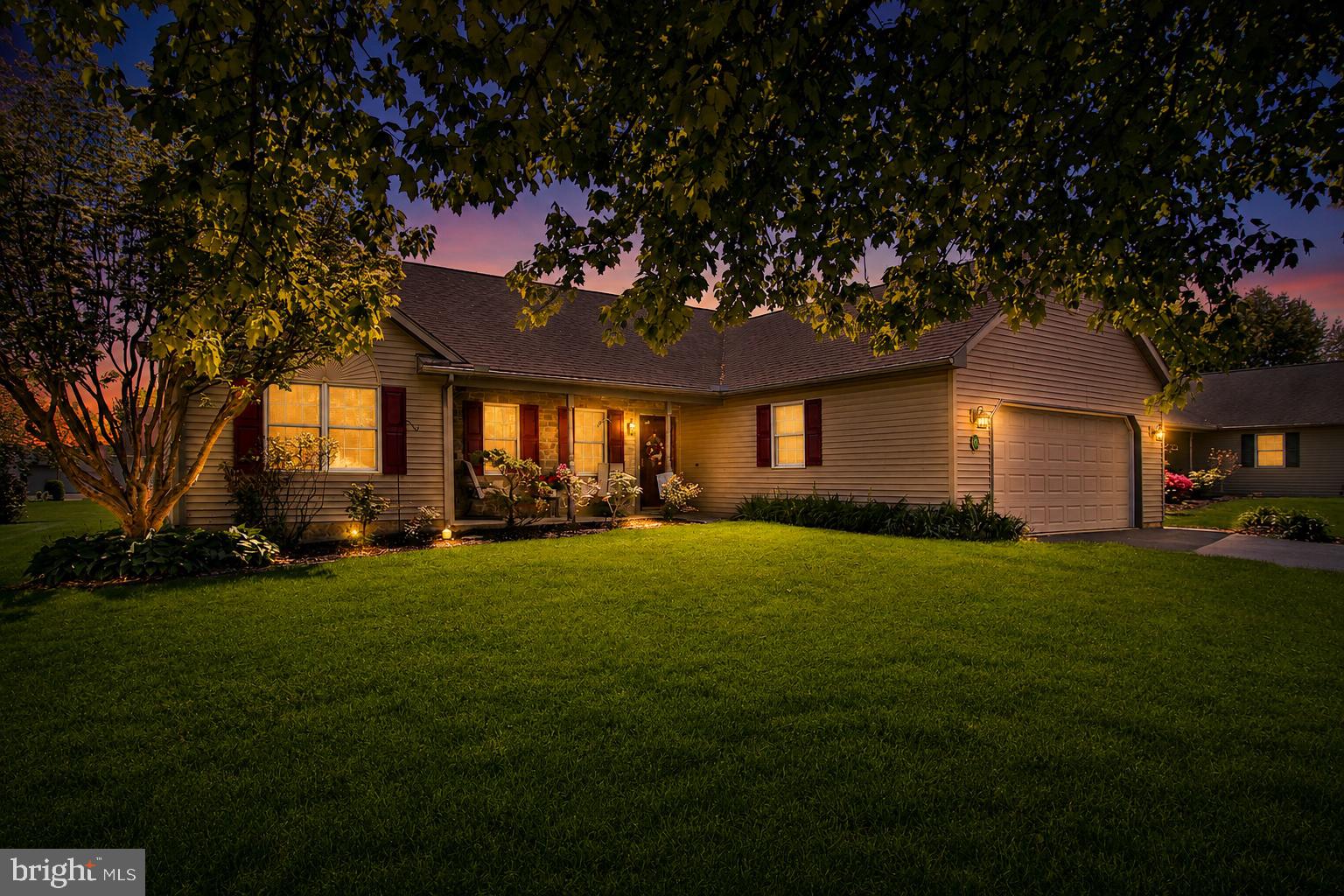 Welcome to Arbor Gate in Myerstown, PA—an inviting and beautifully maintained 55+ community offering comfort, convenience, and an exceptional lifestyle. This thoughtfully designed home was custom built by its original owners. One step inside this beauty and you will feel right at home. Kitchen boasts solar tube, tiled backsplash & accent on wall, & built in wine rack. Gas heat makes this home economical. Speakers wired throughout house, and surround sound in the Living and Sun Rooms. Packed with upgrades & Pride of Ownership by the original Owners, with the current Owners continuing to enhance its charm and functionality through tasteful updates and improvements. Located within a land lease community, residents enjoy a low-maintenance lifestyle with the lease covering land taxes, sewer, trash, and access to a variety of community amenities. Step inside to discover a bright and airy interior highlighted by cathedral ceilings and an open, welcoming layout. The home features that have been updated to include: Kitchen appliances (Dish Washer, Microwave, Refrigerator, Waste Disposal), and the Laundry appliances (Washer and Dryer) and a new HVAC (Furnace and Air Conditioner) system, providing both style and peace of mind. A cozy gas fireplace anchors the living space, creating the perfect atmosphere for relaxing evenings. One of the standout features of this home is the beautiful sunroom, complete with replacement windows that allow for abundant natural light year-round. Just beyond, you’ll find a spacious three-season room, ideal for enjoying the outdoors in comfort. Step outside to the patio, where a Sun Setter Retractable Awning provides shade and flexibility for outdoor entertaining on the Patio. Offering (3) bedrooms and (2) full bathrooms, including a primary bedroom with an en-suite and a spacious walk-in closet, this home is perfectly suited for easy, one-floor living. Additional highlights included are: ample storage space in the Attic Area, and a two-car Garage, ensuring both convenience and practicality. Many areas (including: Master Bedroom Suite, Second Bathroom, Kitchen, Living Room, Dining Room, and Sunroom) of the home have been recently painted! This is a wonderful opportunity to enjoy low-maintenance living in a desirable community with exceptional amenities. Schedule your private Viewing today and experience all that Arbor Gate has to offer!