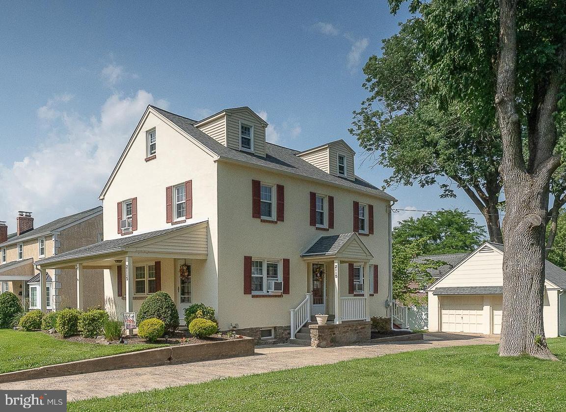 This is a "can't miss" opportunity in Havertown.  This home is not only a well maintained and updated Rarely does a move-in ready Havertown home offer this much indoor and outdoor space. This listing offers a two parcel lot totaling .27 acres with an impressive 100-foot frontage, this beautifully maintained and thoughtfully updated property combines classic charm with the room today's buyers have been searching for. 

Step through the front door into a welcoming center hall where beautifully refinished hardwood floors set the tone. The spacious living room features a stone fireplace and direct access to the covered front porch, creating a warm and inviting space for everyday living or entertaining.

Across the hall, the formal dining room comfortably accommodates everything from holiday celebrations to quiet weeknight dinners.

The heart of the home is the beautifully renovated (2017) eat-in kitchen, designed with abundant cabinetry, generous counter space, and a layout that makes cooking and gathering equally enjoyable. An updated powder room is conveniently located just off the kitchen.

Upstairs, the second floor offers a spacious primary bedroom, two generously sized additional bedrooms, and a beautifully renovated hall bath completed in 2019. Continue to the third floor where two additional rooms provide exceptional flexibility. Whether you need extra bedrooms, a home office, fitness studio, hobby room, media room, or creative workspace, these rooms adapt to your changing needs. Extensive knee-wall storage throughout, along with a large walk-in closet in the third-floor hallway, provides abundant space for seasonal items and everyday organization.

The partially finished basement expands the home's functionality with exceptional storage, an enclosed utility room, and a combination laundry/full bath with a stall shower. Ample ceiling height, natural light, and a private outside entrance make this level ideal for a workshop, recreation area, or future customization.

Outdoor living is just as appealing. Enjoy both covered front and rear porches, while the generous backyard offers plenty of room for entertaining, gardening, recreation, or simply relaxing. The  private driveway leads to a detached two-car garage with additional loft storage, providing space for vehicles, tools, and equipment.

Homes offering this combination of outstanding condition, generous living space, extensive storage, a rare double lot, and a sought-after Havertown location seldom become available. Schedule your private showing today and experience everything this exceptional property has to offer.