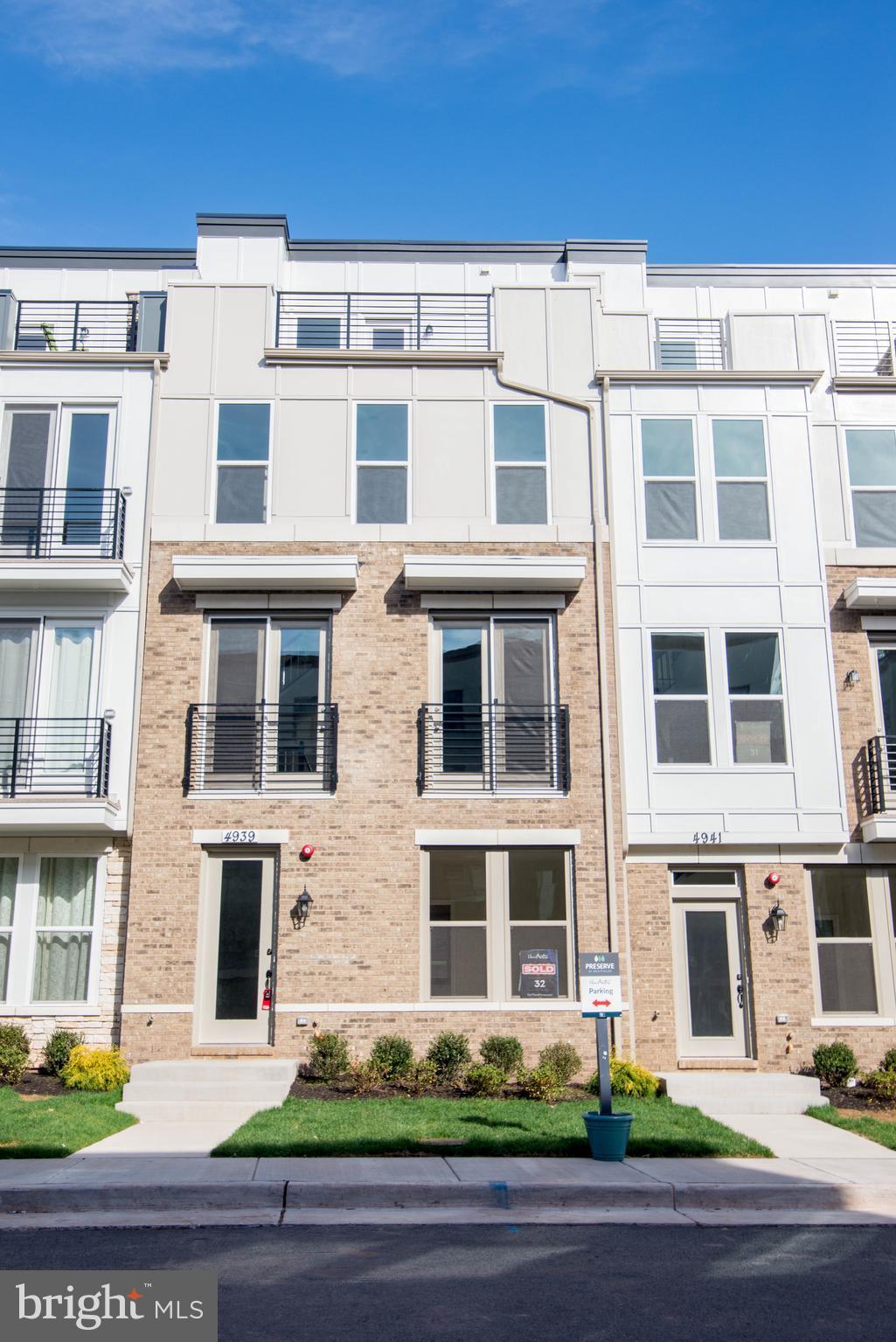 Almost brand new home at prime location. 4 floors of modern luxury with tasteful finishes, Rooftop terrace with built in fireplace, Walk into a huge mudroom to first floor w a bedroom with full bath, walk up to the second floor with wood floors/stairs opening to a gourmet kitchen with built in balcony access, 2 large bedrooms w walk in closets & Retreat on the third floor, Master suite on 4th floor access to rooftop terrace. Available immediately. Pets case by case.