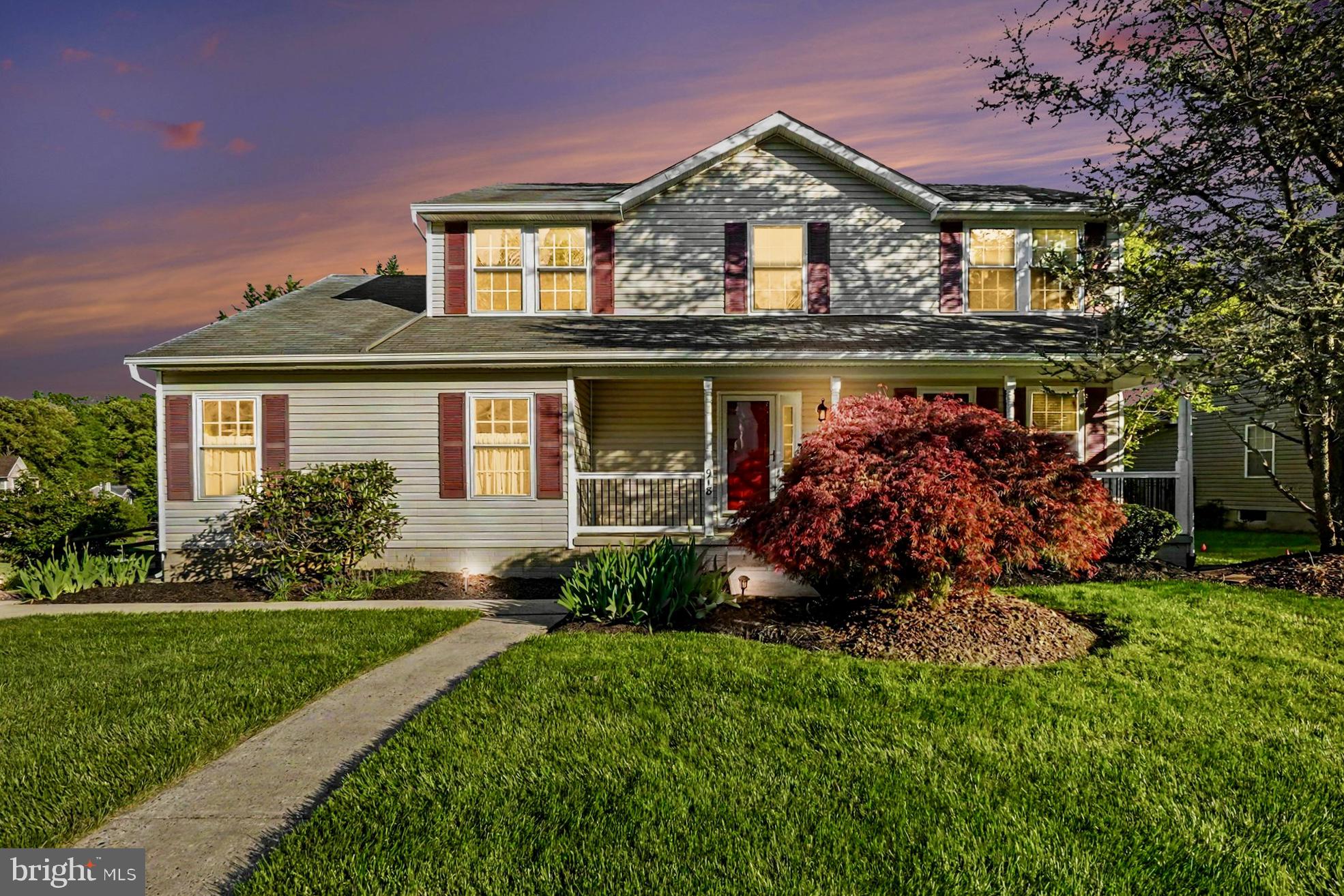 If you’ve been searching for a home that combines space, updates, convenience, and a welcoming community feel, 918 Deer Court is one you won’t want to miss. Offering a perfect blend of comfort and functionality, this home features a welcoming full front porch and a desirable side-load 2-car garage, creating great curb appeal from the moment you arrive. Inside this 4 Bedroom, 3.5 Bath home, you’ll find warm wood floors and a spacious, well-designed layout ideal for both everyday living and entertaining. The kitchen comes with all the appliances and the sunroom addition fills the home with natural light and provides the perfect space to relax year-round while overlooking the fenced rear yard.
Upstairs, the primary suite offers a private retreat with ample space and comfort, while three additional bedrooms provide flexibility for family, guests, or a home office. The partially finished lower level expands your living space with endless possibilities—perfect for a rec room, gym, or additional entertaining area.
Enjoy outdoor living in the fully fenced backyard, ideal for gatherings, pets, or play. The setting is what truly makes this property special — a tucked-away location where neighbors pass by less often, traffic stays minimal, and coming home simply feels different.