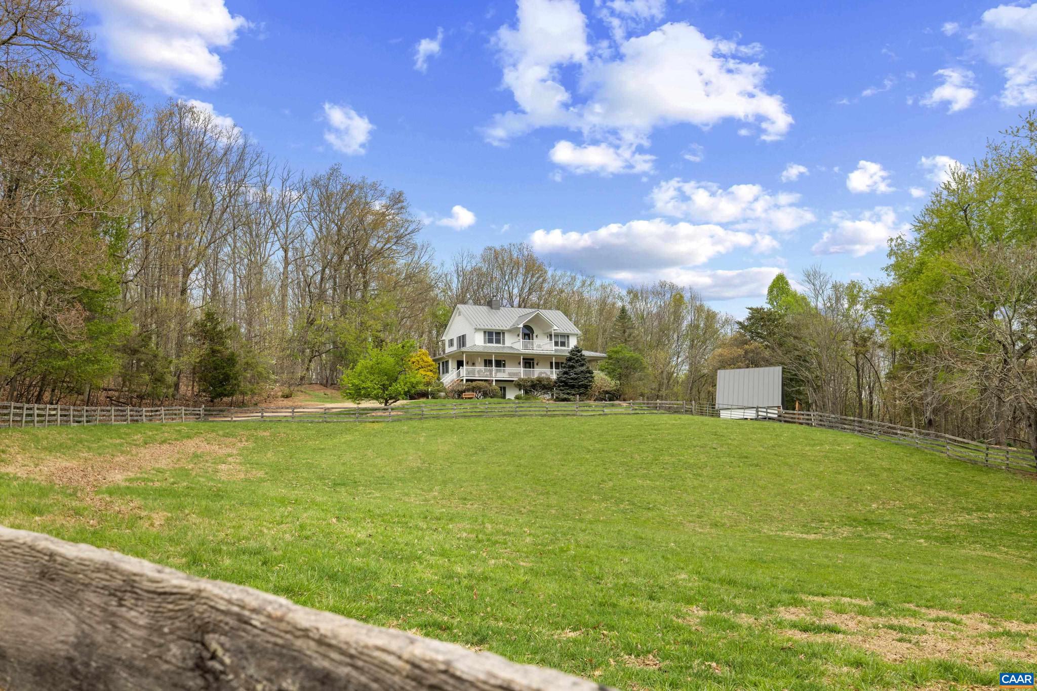 Welcome to Morley Ridge Park. Nestled in the heart of Virginia's Shenandoah Mountains, this remarkable 111-acre farm offers breathtaking Blue Ridge Mountain views,  unparalleled privacy, and exceptional equestrian amenities.  The custom-built home features 4 bedrooms, 3.5 baths, and a versatile lower-level suite ideal for guests, extended family, or multi-generational living. Enjoy the award-winning kitchen, generous gathering spaces, and expansive windows and skylights that fill the home with natural light while framing spectacular mountain views throughout.  Outside, enjoy expansive decks perfect for stargazing, spectacular sunrises, colorful mountain sunsets, a charming detached studio, miles of private trails, mature hardwood forests, rolling fields, abundant wildlife, and endless opportunities to explore the surrounding landscape.  For more than 30 years, this farm has been thoughtfully cared for and improved by the current owners, creating a place where horses thrive, family and friends gather, and the beauty and peace of the Shenandoah Valley can be enjoyed every day. A rare opportunity to become the next steward of an extraordinary Virginia farm.,Cherry Cabinets,Granite Counter,Fireplace in Living Room