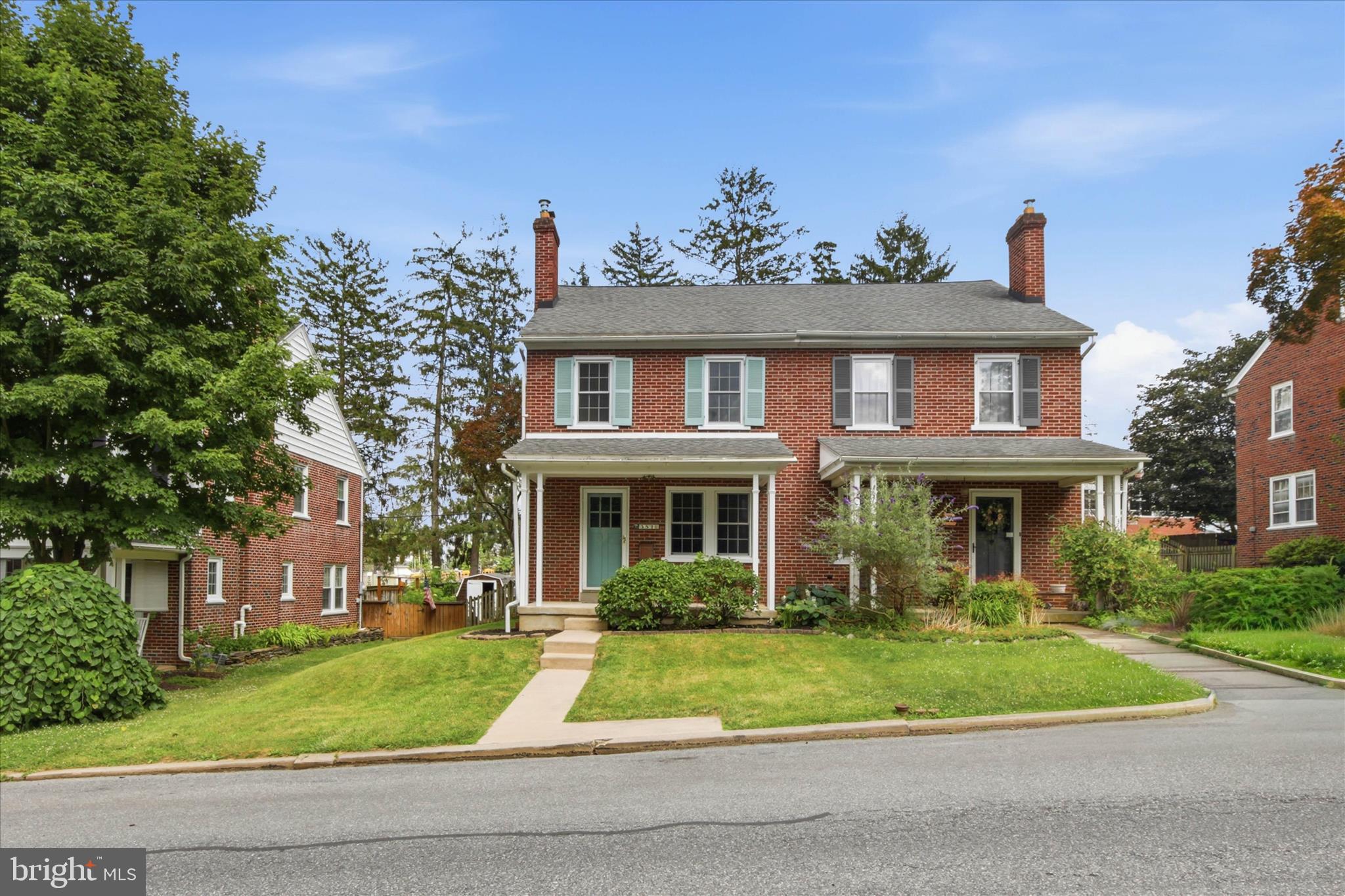 Nestled in the charming Hamilton Park neighborhood, this delightful 3-bedroom, 1-bathroom duplex home exudes warmth and character. Built in 1938, its traditional brick exterior invites you in, while the hardwood floors throughout create a cozy ambiance. The spacious living area features a wood-burning fireplace, perfect for gathering on chilly evenings. The kitchen is equipped with essential appliances, including a dishwasher, electric oven, and refrigerator, making meal prep a breeze. An unfinished basement offers potential for customization, while the attic provides additional storage space. Enjoy outdoor living on the inviting deck or porch, ideal for morning coffee or evening relaxation. Hamilton Park boasts a vibrant community with nearby parks, excellent schools, and convenient public services. Explore local shops and eateries just a short stroll away, enhancing your lifestyle in this welcoming neighborhood. Experience the perfect blend of comfort and community in this lovely home!