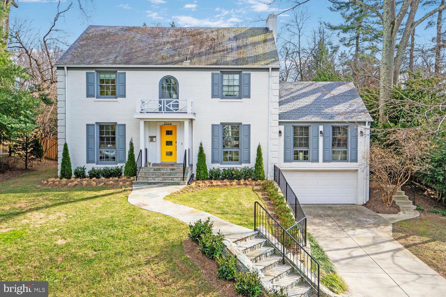 This exceptional residence presents an extraordinary opportunity in the prestigious Spring Valley neighborhood. Situated on a tranquil, tree-lined street, this meticulously renovated home offers 4,400 square feet of sophisticated living space and a spectacular pool on a large .31 acre lot. Renovated in 2019, the residence features a center hall plan across four levels with 5 bedrooms, 5 full bathrooms, and a half bath. The main level welcomes visitors with a gracious foyer that leads to a formal living room with an elegant marble-surrounded fireplace. The formal dining room provides an ideal setting for entertaining, while the large, inviting family room offers direct access to the outdoor terrace and swimming pool. The heart of the home is the modern design island kitchen with ample storage. The second floor houses the luxurious primary suite, featuring a generous walk-in closet and a sumptuous bathroom with dual sinks, a separate shower, and a soaking tub. Two additional bedrooms with two full bathrooms complete this level, providing comfortable accommodations for family or guests. The third floor offers two more bedrooms and a full bathroom, allowing flexibility for a home office, media room, or additional guest room. The lower level extends the living space with two recreation rooms, a full bath and pool room and ample storage with a large walk-in closet. Outdoor amenities include a beautiful pool surrounded by flagstone and professional landscaping with a large patio for entertaining. This fantastic residence represents refined living in one of the area's most desirable neighborhoods.