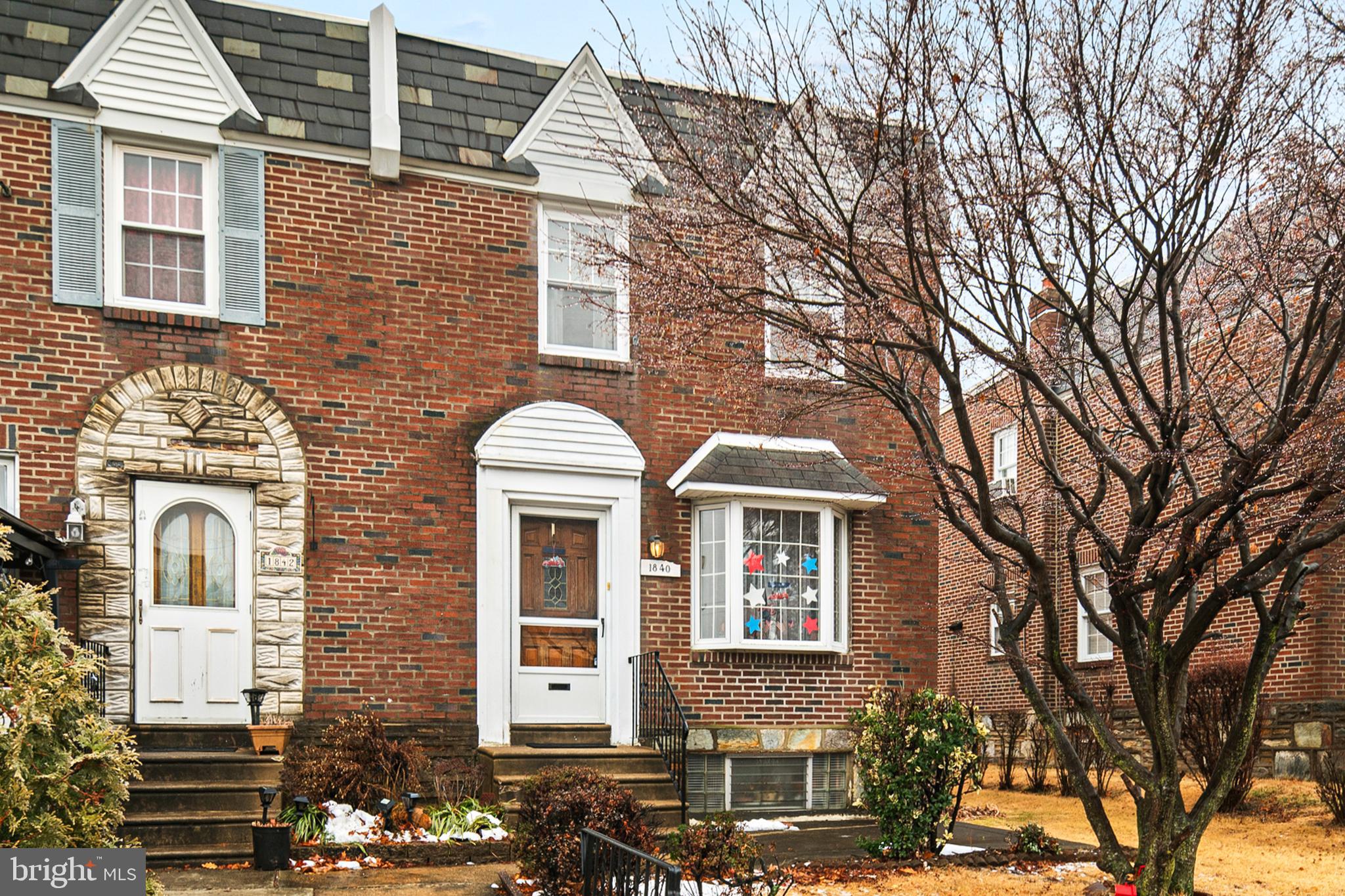 OFFERING A 1% INTEREST BUY DOWN FOR THE FIRST YEAR AT ZERO COST TO THE HOMEBUYER WHEN USING THE HOMEOWNERS PREFERRED LENDER.
Welcome to this lovely twin home located in the desirable Rhawnhurst section of Philadelphia. This well-maintained property features 3 spacious bedrooms and 1.5 bathrooms, offering a perfect blend of comfort and convenience. As you step inside, the living room is bright and inviting with a bay window, a tiled entryway, hardwood flooring, and a coat closet for added storage. The dining room boasts a classic chair rail and chandelier lighting, ideal for both casual meals and entertaining. The eat-in kitchen is equipped with appliances, including a dishwasher, built-in microwave, gas cooking, and a garbage disposal. It also offers direct access to the side yard, perfect for enjoying outdoor space. The kitchen’s layout allows for both functionality and ease.
Upstairs, the primary bedroom offers hardwood floors, a walk-in closet, and lighted ceiling fan for added comfort. Bedrooms 2 and 3 are cozy,  each with hardwood flooring and ceiling fans. A linen closet in the hallway adds convenience. The full bathroom features a tiled tub/shower combination, complete with a window for natural light. The finished basement provides extra living space, with a half bath and wall-to-wall carpeting. It also offers ample storage space and a laundry room with rear access to the driveway, making laundry day a breeze. This home also comes with an attached garage and two additional driveway parking spots, offering plenty of off-street parking.. Don’t miss the opportunity to make this well-maintained home yours! Close to shopping, schools, parks, and all major highways. Schedule your appointment today and Live Where You Love!