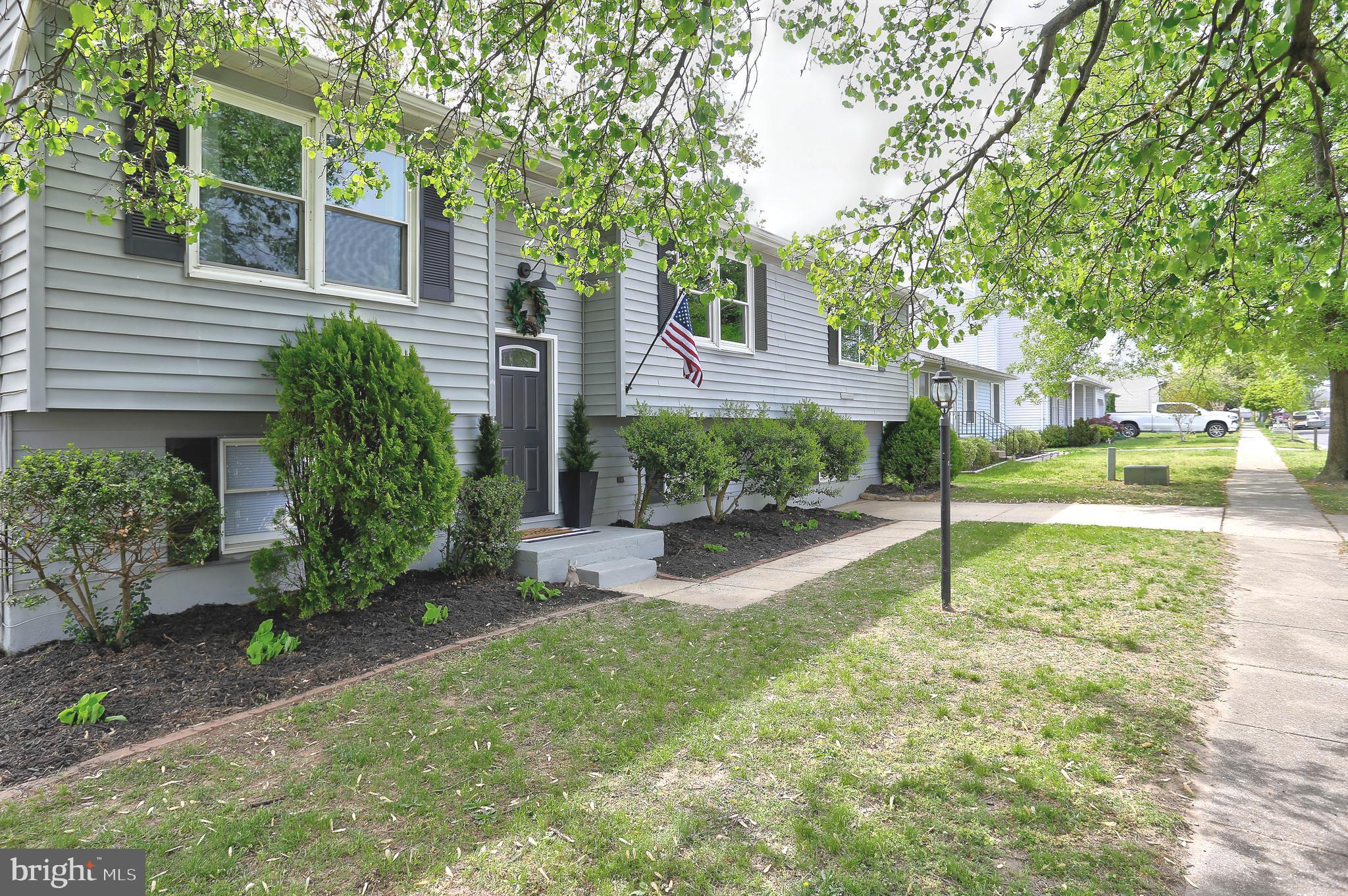 Beautifully renovated split foyer featuring 4 bedrooms and 2 full baths.  Spacious, open kitchen with newer cabinets, stove, microwave and granite counter tops. Luxury vinyl flooring throughout and recessed lighting. Primary bedroom offers a large walk in closet and newly renovated en suite bath with jacuzzi tub and tiled shower.  Lower level has plenty of extra space with a large family room, bedroom/office, laundry room and a large storage room!   Enjoy sitting out on the deck or the patio/fire pit area in the fenced back yard.  Welcome Home!