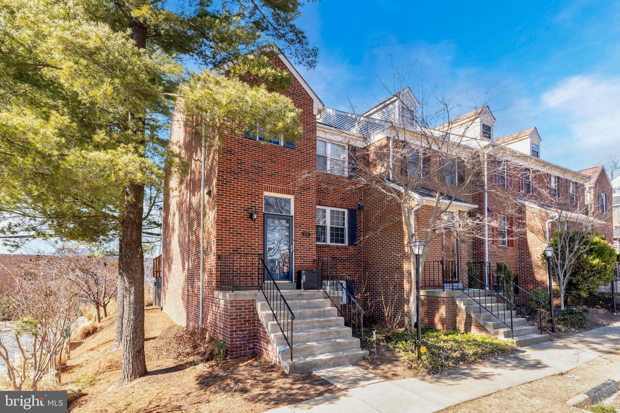Rarely Available 5-Bedroom, 4-Bath End Unit Brick Townhouse in Prime Tysons/Falls Church Location
Nestled inside the beltway, this stunning end unit brick townhouse offers 5 bedrooms and 3.5 baths in the highly sought-after Fairfax County school district (Lemon Road ES, Kilmer MS, Marshall HS pyramid). Enjoy the convenience of being within walking distance of Trader Joe’s, Tysons-Pimmit Library, Tesla superchargers, and Tysons Corner. Located close to multiple Metro stations, Route 7, I-66, I-495, and Dulles Access Road, this home provides an easy commute to anywhere in the DMV area.
This three-level home boasts a great view of the Tysons skyline from the upper levels. The third floor features 3 spacious bedrooms and 2 renovated full baths, while the first floor includes 2 large bedrooms and an updated full bath. Meticulously maintained and updated, this home is move-in ready with new hardwood floors throughout the main level (2023), new kitchen appliances (2022), new carpet (2022), new window treatments (2022), new luxury vinyl tiles on the lower level (2022), a new water heater (2020), new ceiling light and recessed light fixtures (2022), a complete roof replacement (2018), an updated fireplace (2023), and a freshly stained fence (2023). The home is painted in a neutral light gray throughout, creating a modern and inviting atmosphere.
Enjoy the fully fenced-in backyard with an oversized patio, perfect for relaxing or entertaining. The home offers ample storage space, with closets in each room and two separate storage rooms on the lower level. Situated on a corner lot, this home offers increased privacy and a large green area in front. The property includes an assigned corner parking spot and plenty of unreserved community parking space. Low HOA fees add to the appeal.
Schedule your private tour today to see this exceptional townhouse.