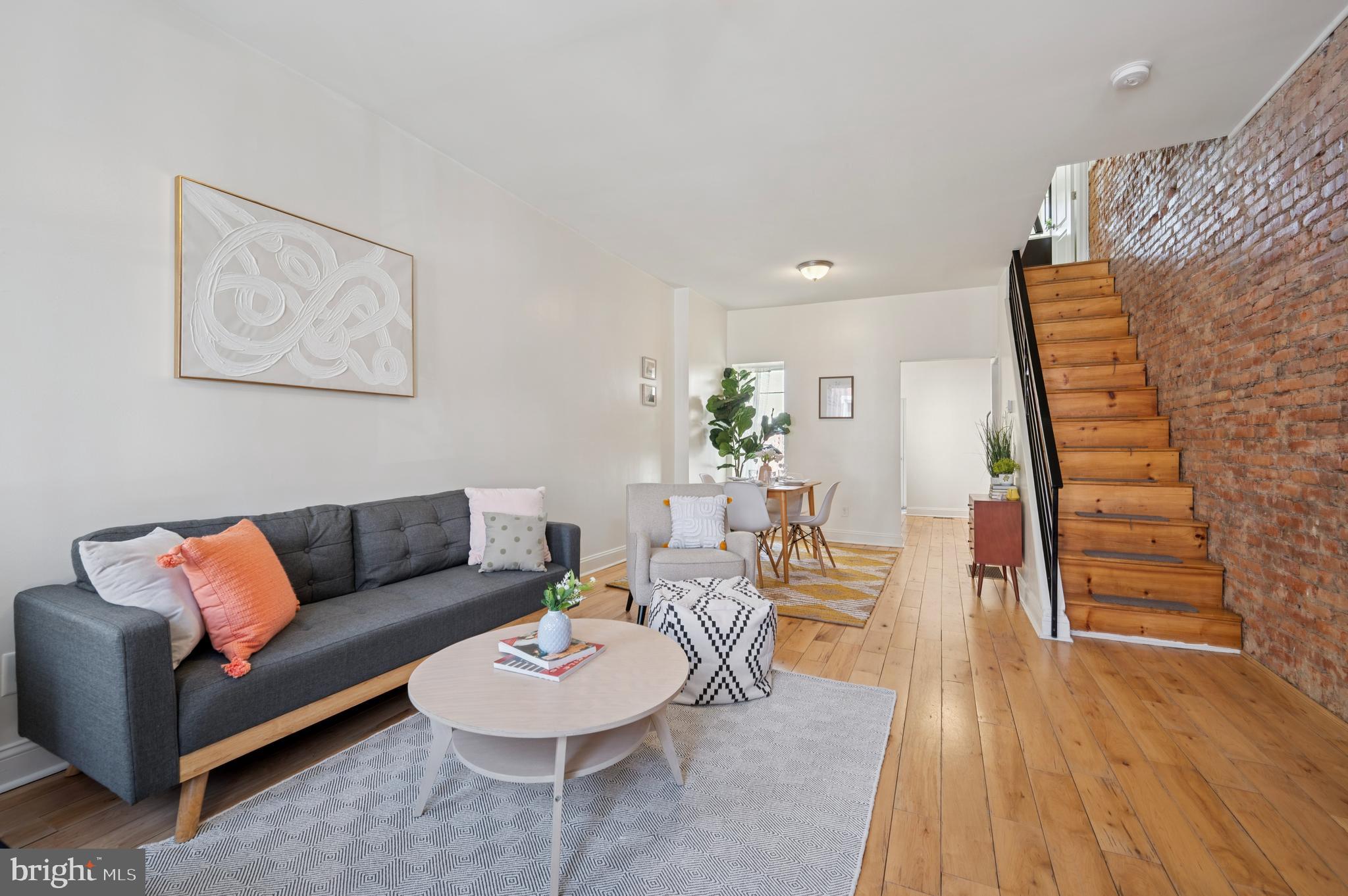 2647 Tulip St is the home you've been looking for. Sunny, high ceilings, modern but not too much. The home offers 2 bedrooms both with sizable closets, 1.5 baths, a deep pantry and storage space off of the kitchen, light wood floors, exposed brick and a quaint patio. The main bath is spacious, outfitted with proper linen storage and a large tub. Updated electrical, plumbing and central air. Located near plenty of great restaurants to walk to, easy access to highways and public transit. This won't last long!