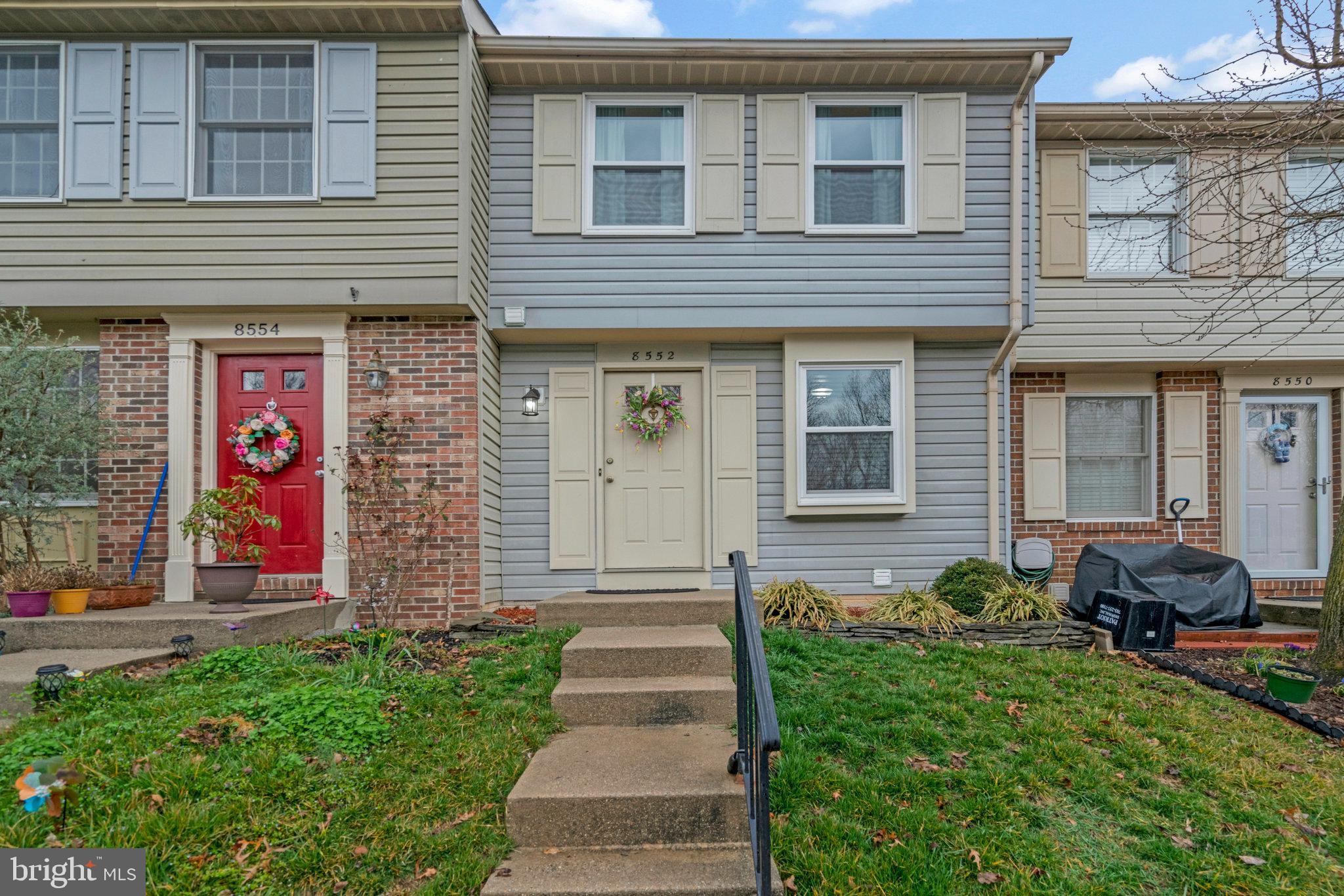 Impeccably updated, 3 level townhome in popular Newington Heights. This 2 bed, 1 full, 2 half-bath home is completely move-in ready. Kitchen boasts white cabinetry and light granite countertops and opens up to the spacious living and dining rooms. From the living room, walk out to the expansive deck. Powder room on the main level. Upstairs, find 2 generously sized bedrooms with ample closet space and full, updated bath. Primary bedroom has separate vanity area. Bright, lower level rec room has a half bath (with space to expand to full) and walks out to patio and fenced in rear yard. Rec room carpet 2024. New windows 2021. HVAC/Heat Pump 2021. Fresh paint, updated baseboards, and scratch and waterproof luxury vinyl planks 2021. Plenty of parking. Walking distance to multiple playgrounds, scenic trails, and parks. Basketball courts, tennis/pickleball courts, football/soccer field, baseball field. Quick commuter convenience with easy access to the Lorton VRE train, Fairfax County Parkway, I-95, and the Franconia Springfield Metro.