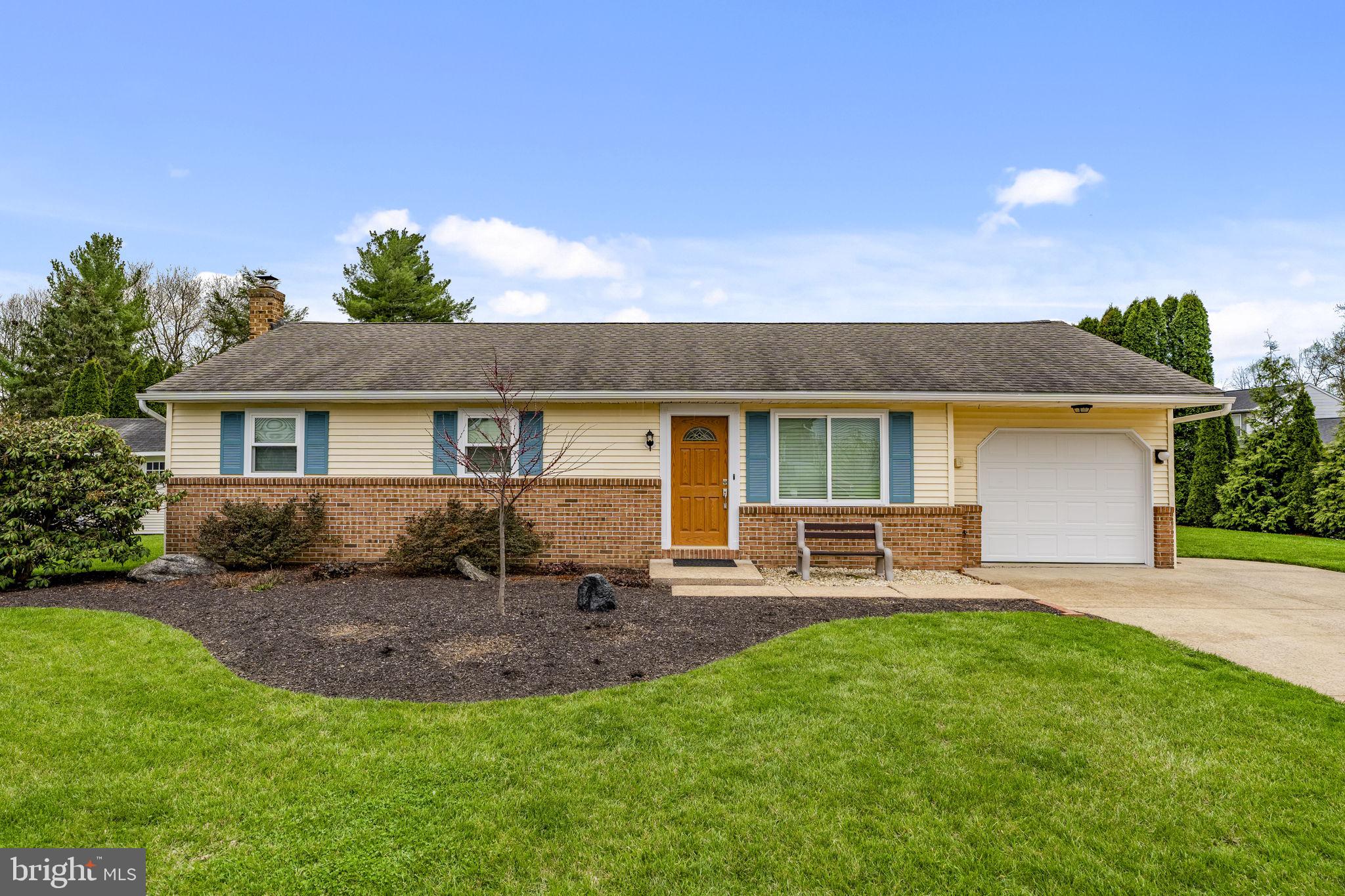 AUCTION PROPERTY.  AUCTION DATE- SATURDAY, June 13th @ 3PM.   Listed price is opening bid price only and is not indicative of the final sale price. Property must go to auction. TERMS:  10% down day of auction, balance 60 days or before.  Buyer pays both transfer taxes (2% of sale price).  REAL ESTATE: 1 Story brick/vinyl Rancher w/1778 SF finished area, eat-in kitchen w/updated cabinets & appliances, slide door to 20x13½  deck, living room, large family room w/brick hearth for stove, 3 bedrooms, 1½ baths, bonus room, finished basement, heat pump, central AC, attached 1 car garage 12x24 & utility building 14x10 w/electric on level residential lot.  Economical, low maintenance & low taxes.  Ideal as residence or investment.   NOTE: Owners relocating to retirement facility & serious to sell. Very clean & updated thru out.  Convenient location.  Minutes to downtown Lititz, Brunnerville, Rothsville & Brickerville. OPEN HOUSE DATES: Saturday, May 23, 30 & June 6 from 1 to 4PM.