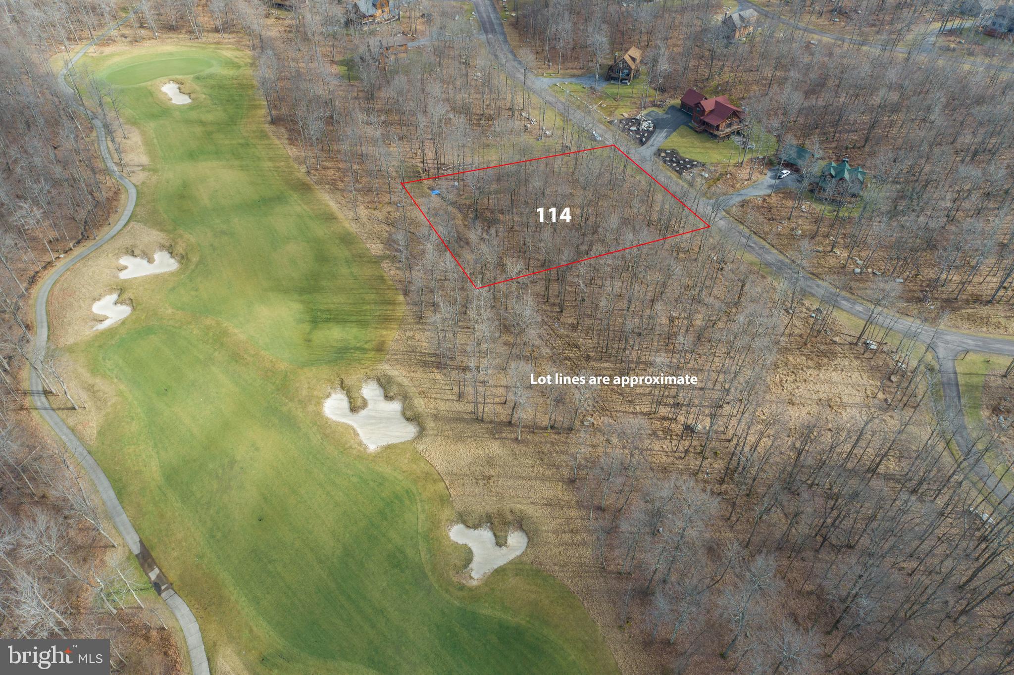 Lot 114 Biltmore View located along Hole #4 at Lodestone Golf Club.  Nice level building site perfect for your primary or second home. Part of the Lodestone communities and minutes to Wisp Resort amenities this popular location is a special find. All underground public utilities and easy street side access make for a good building opportunity. Plats are available.