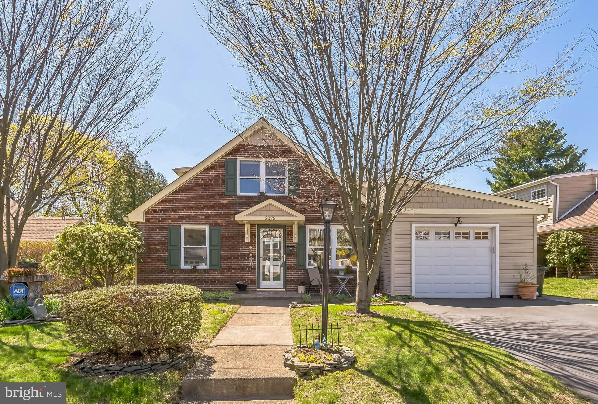 Welcome Home! This meticulously maintained gem has been lovingly owned by the same family for almost 60 years and was completely renovated in 2011—making it truly move-in ready. With charming curb appeal thanks to its partial brick front, maintenance-free clapboard, and vinyl siding, this home invites you in from the moment you arrive. Step inside to find a welcoming living room with a ceiling fan, perfect for relaxing at the end of the day. The spacious, sun-drenched kitchen is a true standout, featuring an abundance of cabinet and counter space, tile flooring and backsplash, a breakfast bar with pendant lighting, skylight, and a triple window above the sink offering a peaceful view. Enjoy the convenience of two doors—one leading to the side patio and another to the attached garage—as well as a built-in desk area ideal for working from home. The main floor also features two generously sized bedrooms, a full bath with a curbless shower, and excellent closet space, providing a flexible layout for those seeking first-floor living. The show-stopping family room addition is filled with natural light, featuring a gas fireplace and direct access to the patio—this room is sure to become your favorite gathering space. A laundry/utility room completes the main level. Upstairs, a beautiful wood staircase leads to a spacious third bedroom, a full bathroom, and an additional room that’s perfect as an office or den. Step outside to a fully fenced, level yard—ideal for entertaining, gardening, or playtime. The patio with retractable awning makes for the perfect spot to dine al fresco or simply enjoy a quiet evening outdoors. Location, location, location! Just a short walk to Keswick Village’s charming shops and restaurants, train station, parks, schools, and more. All this, plus the award-winning Copper Beech Elementary School—this is one you don’t want to miss!